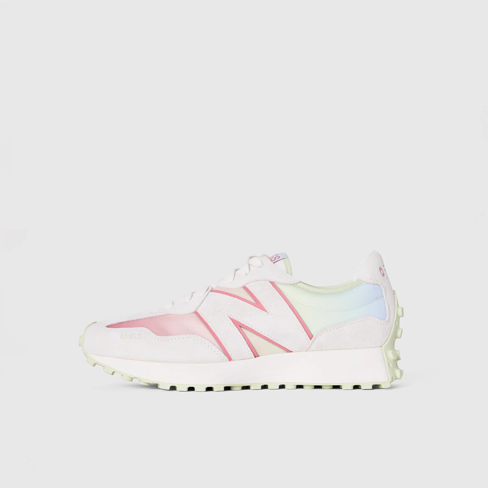 unisex Ombre Dark Magenta FIGS | New Balance 327 - Image 3