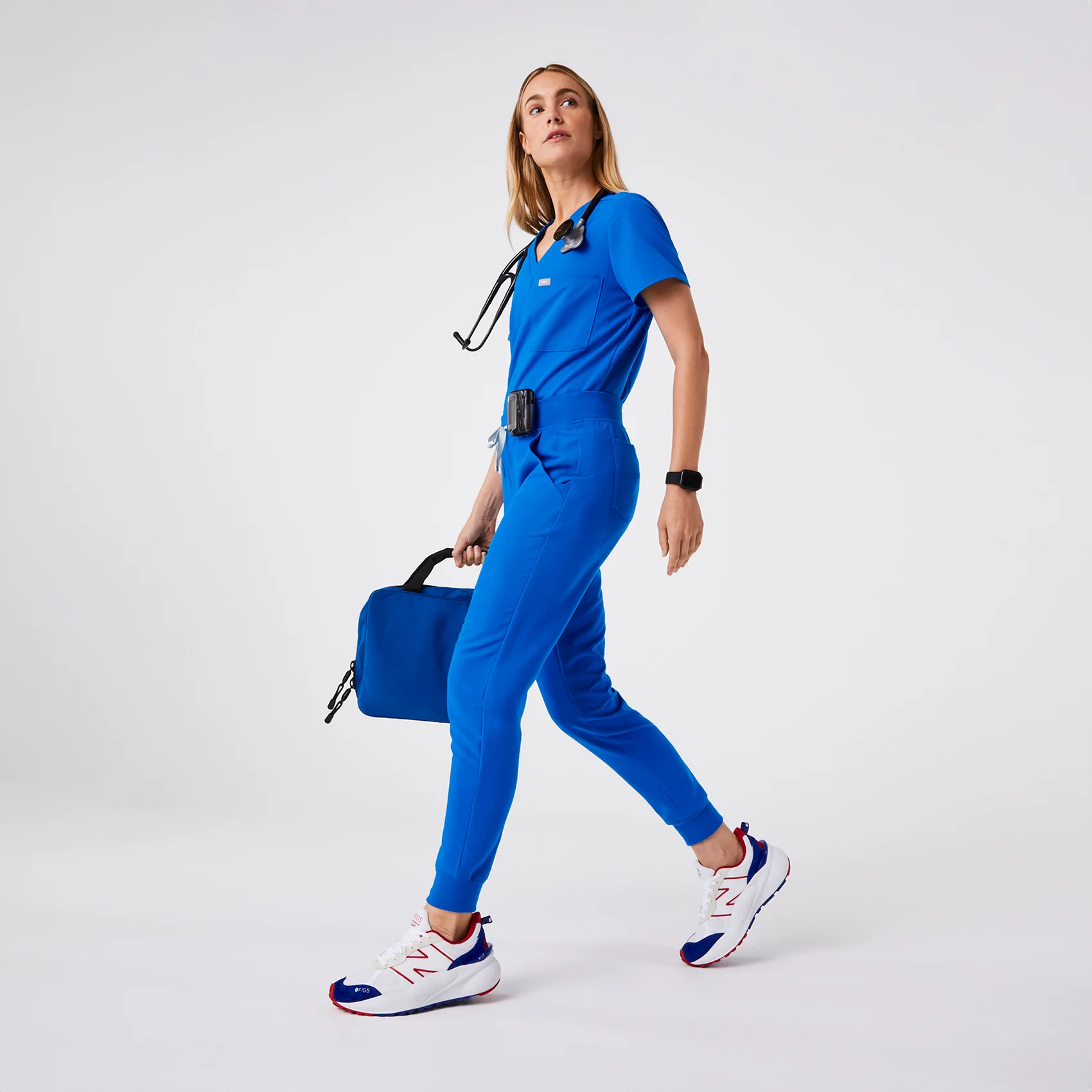 unisex White FIGS | New Balance 3447 - Image 6