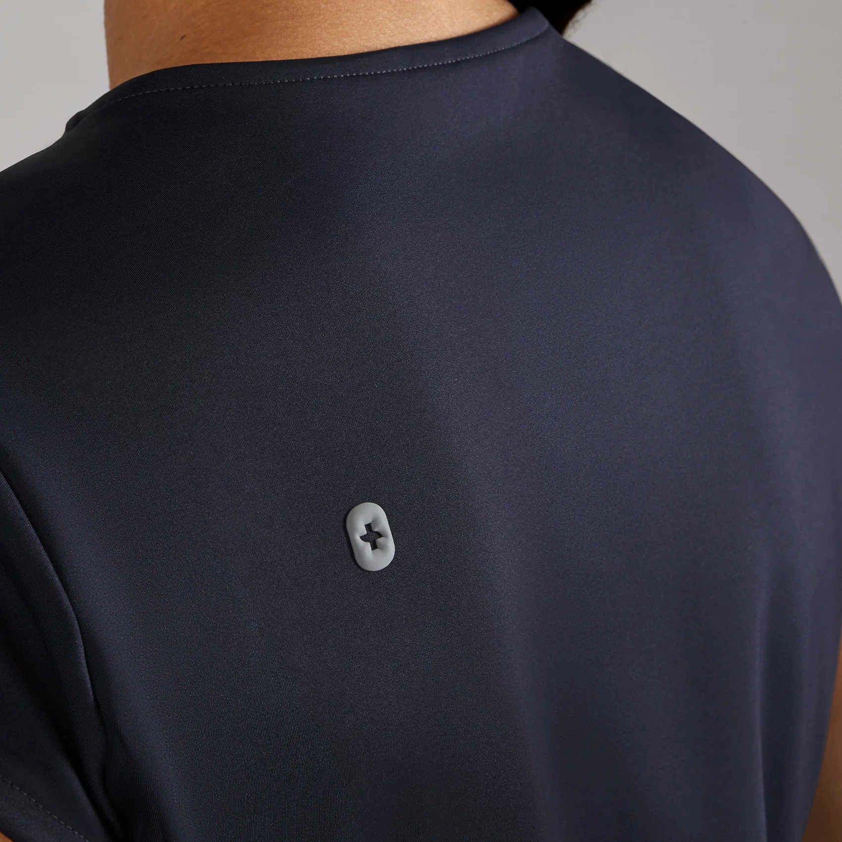 women's Navy Alma FORMx Slim Crewneck Tunic - Scrub Top™ - Image 5