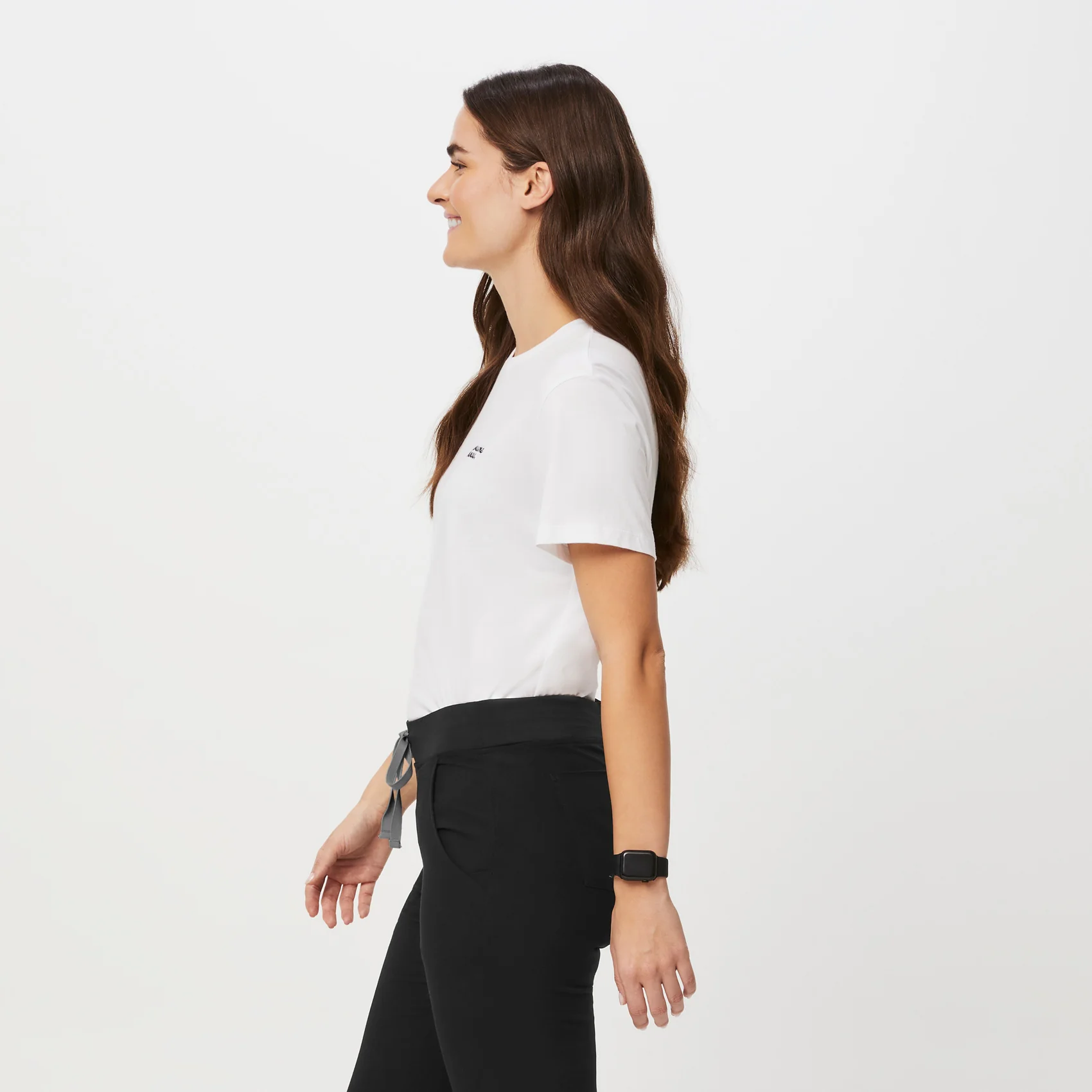 Women's White Awesome Humans Relaxed - Supersoft Underscrub - Image 3