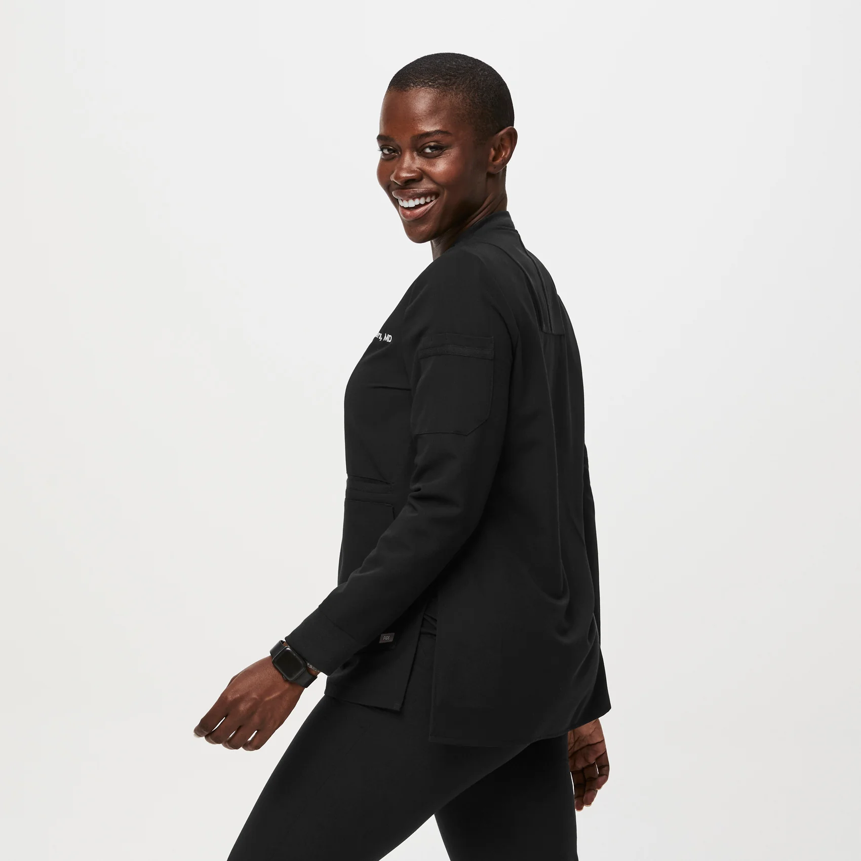 Women's Black Bellery - Scrub Jacket - Image 3