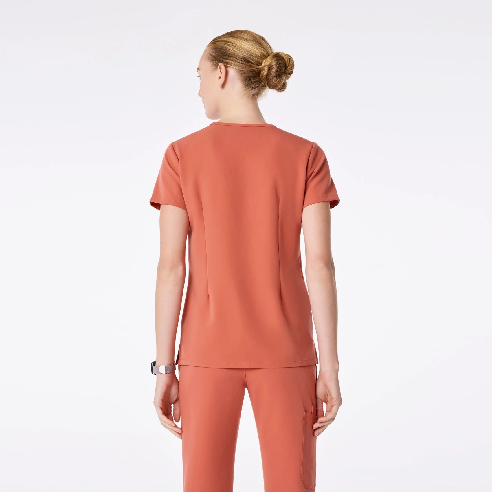 women's Spiced Cider Casma - Three-Pocket Scrub Top™ - Image 4