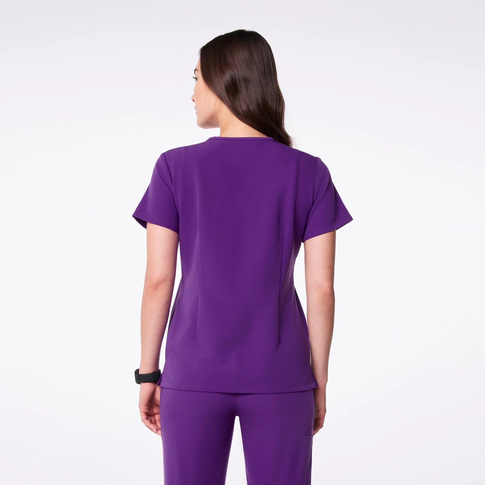 women's Digital Grape Casma - Three-Pocket Scrub Top™ - Image 4