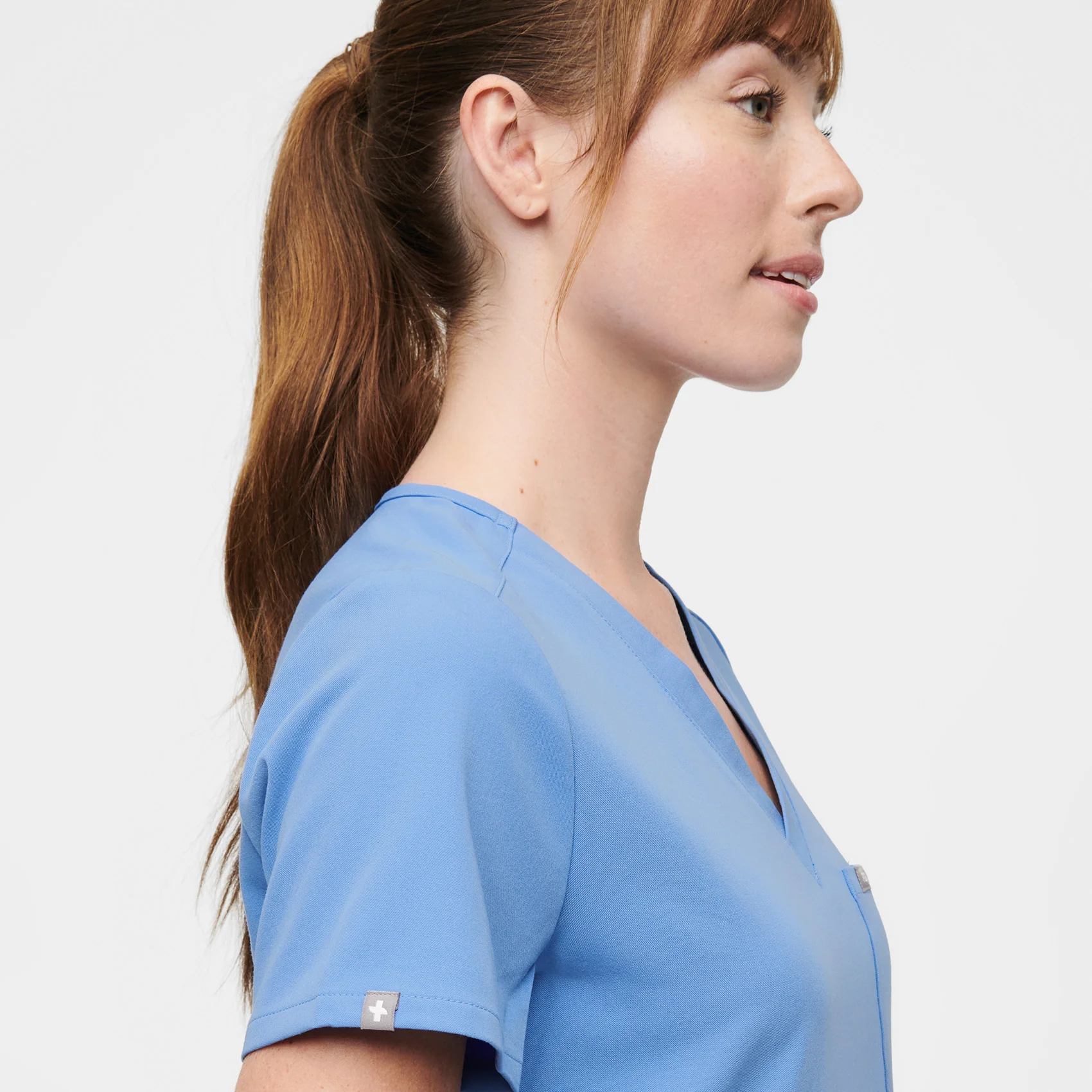 Women's Ceil Blue Catarina™ - One-Pocket Scrub Top - Image 5