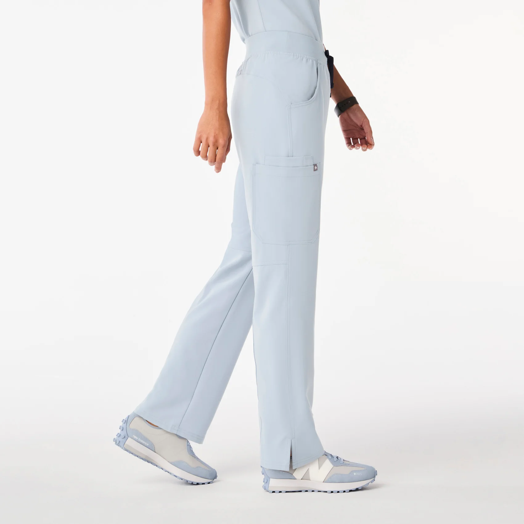 women's Dusty Blue Kade - Tall Cargo Scrub Pant™ - Image 3