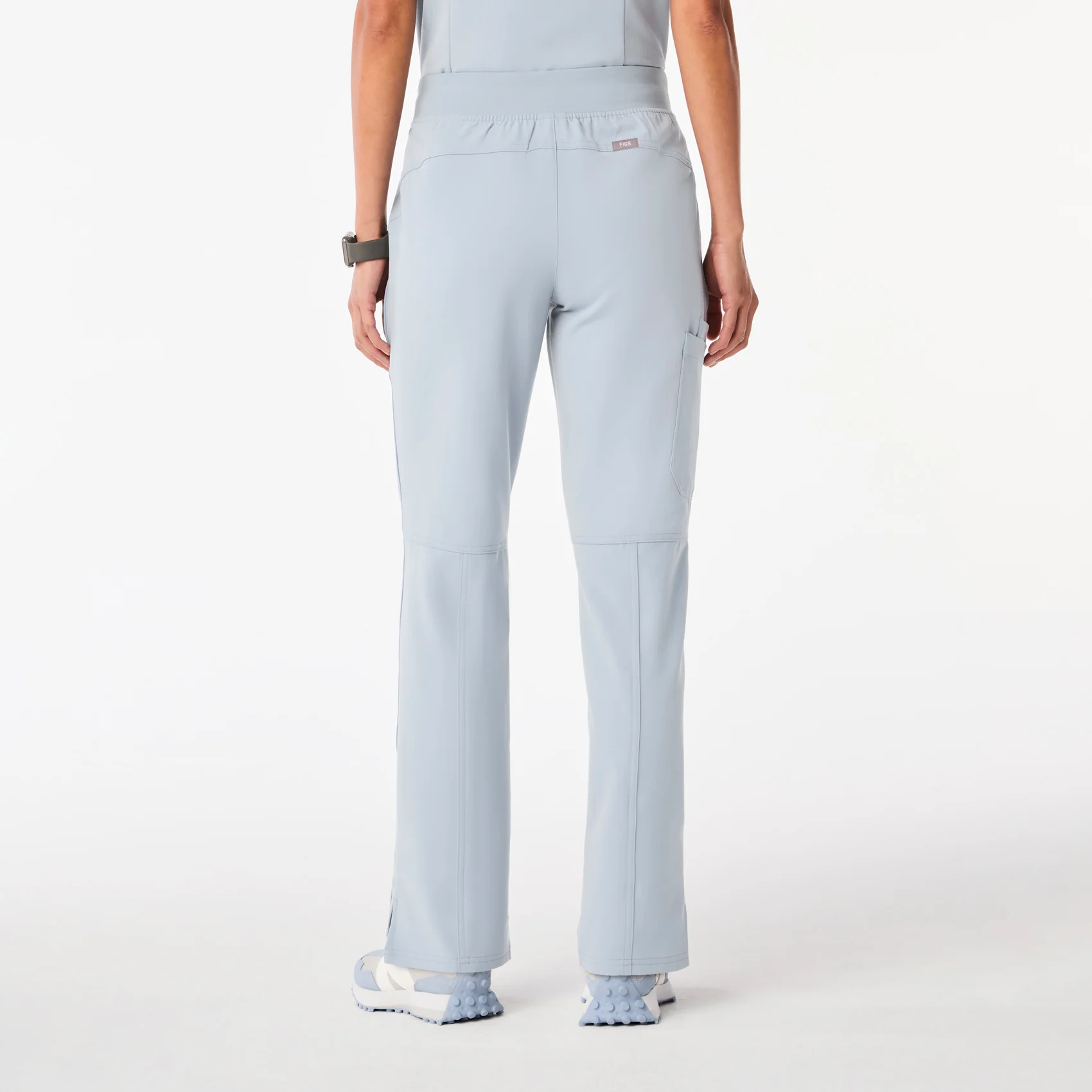 women's Dusty Blue Kade - Tall Cargo Scrub Pant™ - Image 4