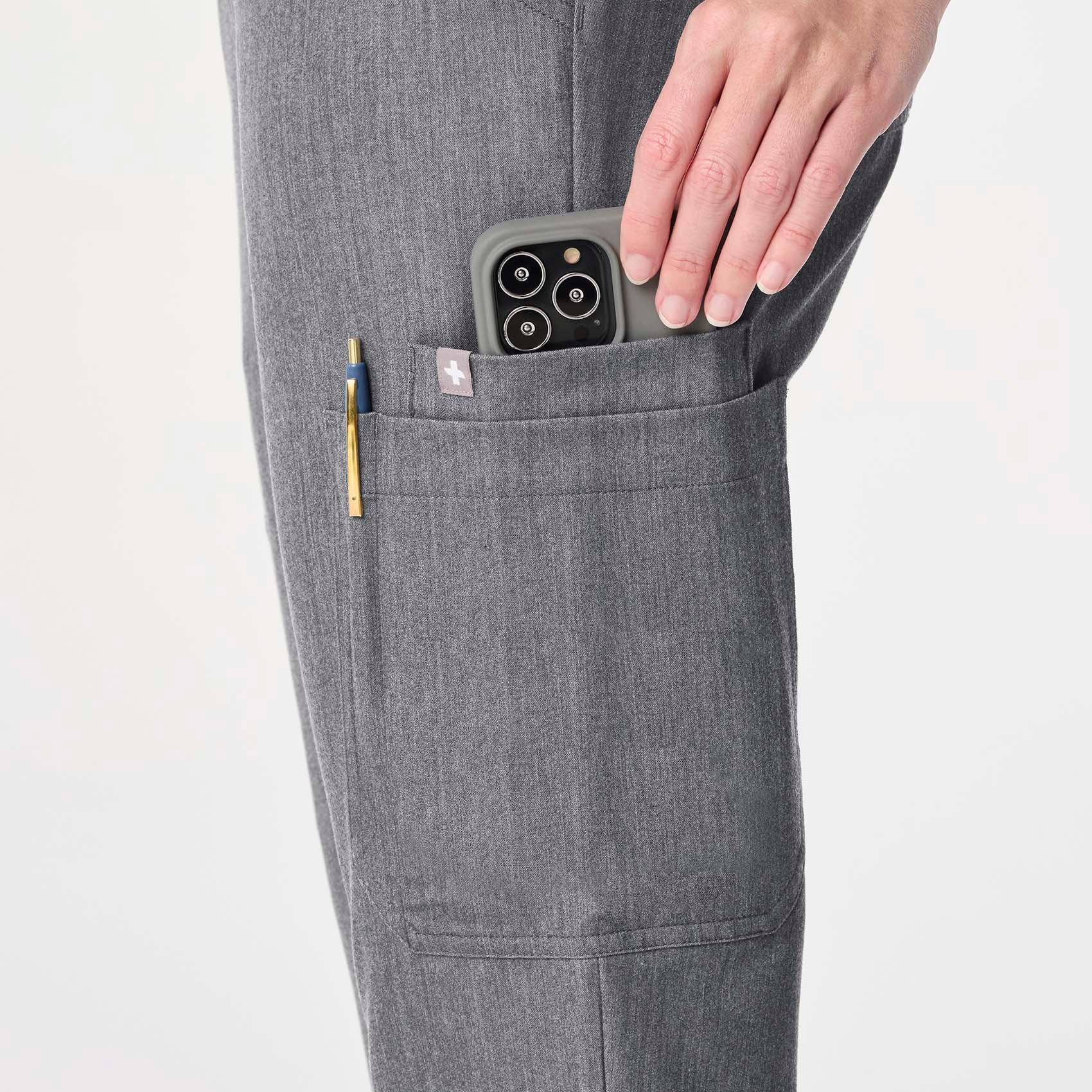women's Graphite High Waisted Dowa - Scrub Pant - Image 9