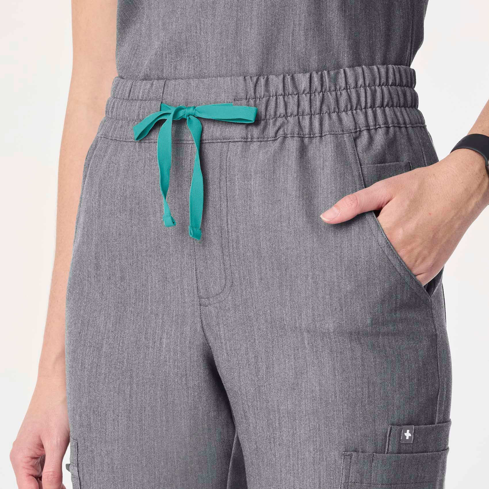 women's Graphite High Waisted Dowa - Petite Scrub Pant - Image 6
