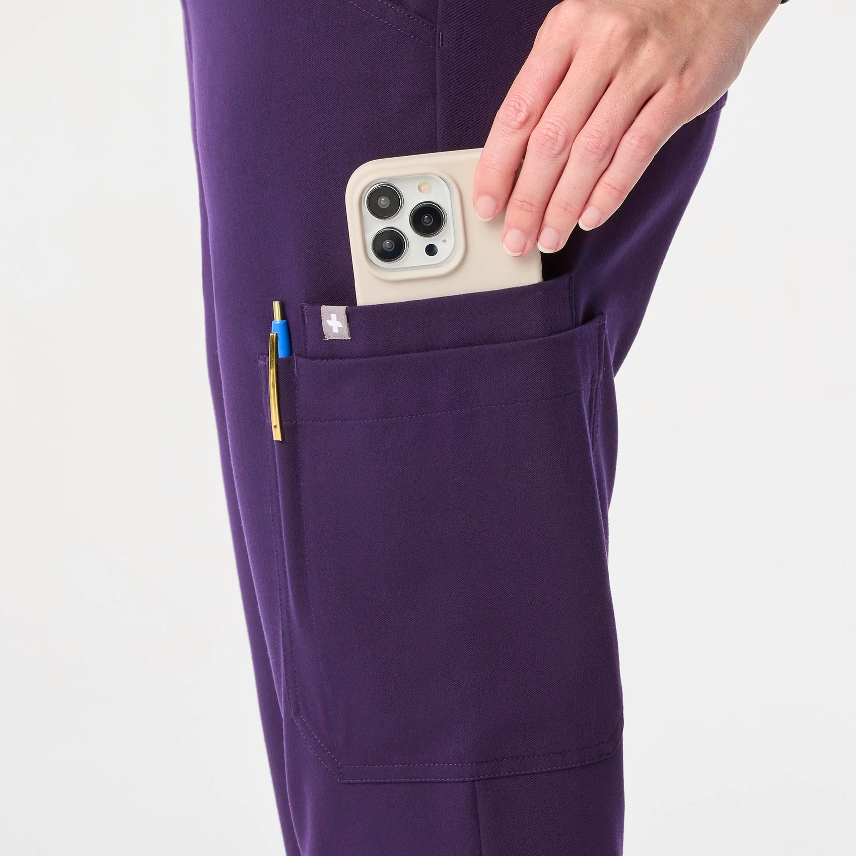 women's Purple Jam High Waisted Dowa - Scrub Pants - Image 8