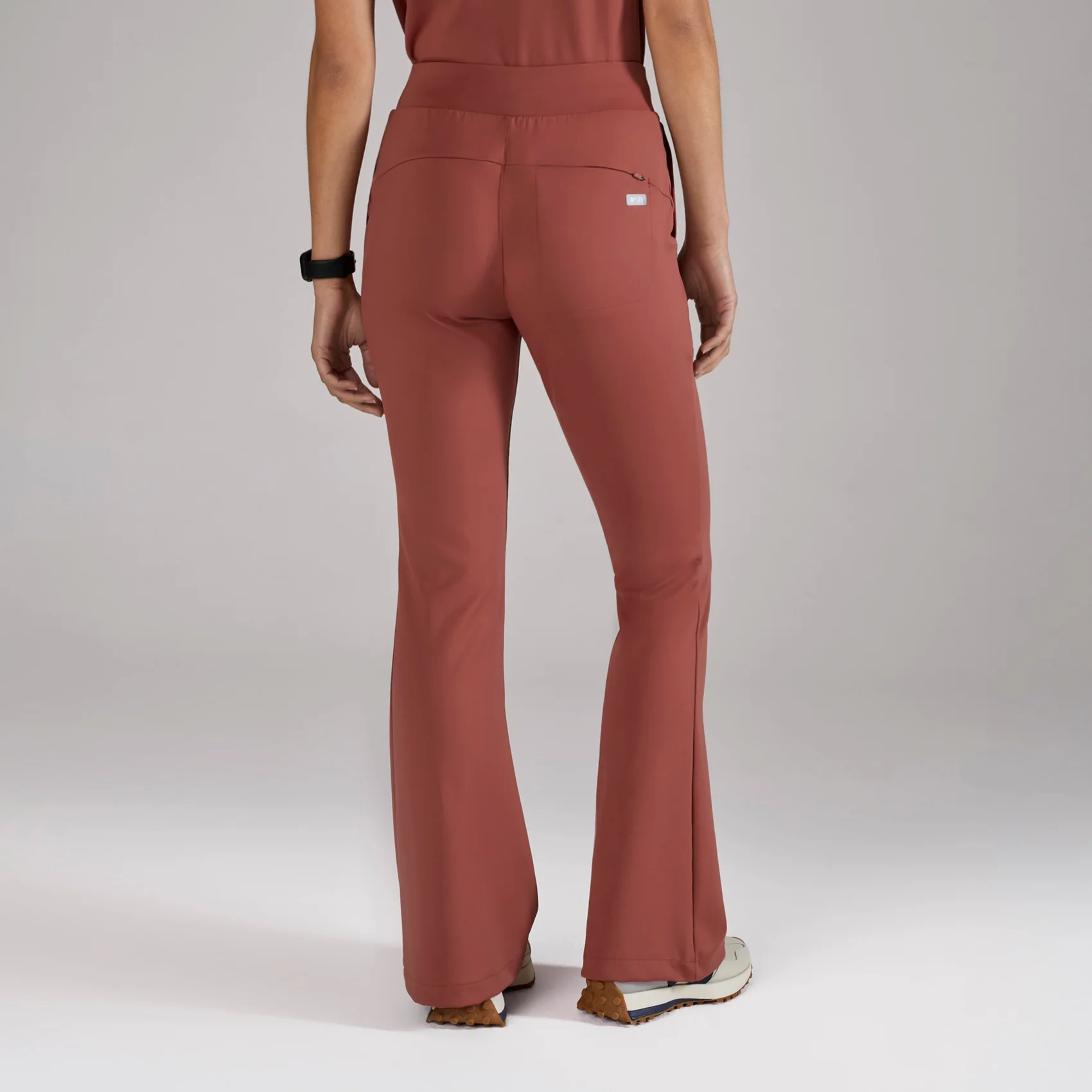 women's Rosewood High Waisted Evanston FORMx Skinny Flare - Petite Scrub Pant™ - Image 4