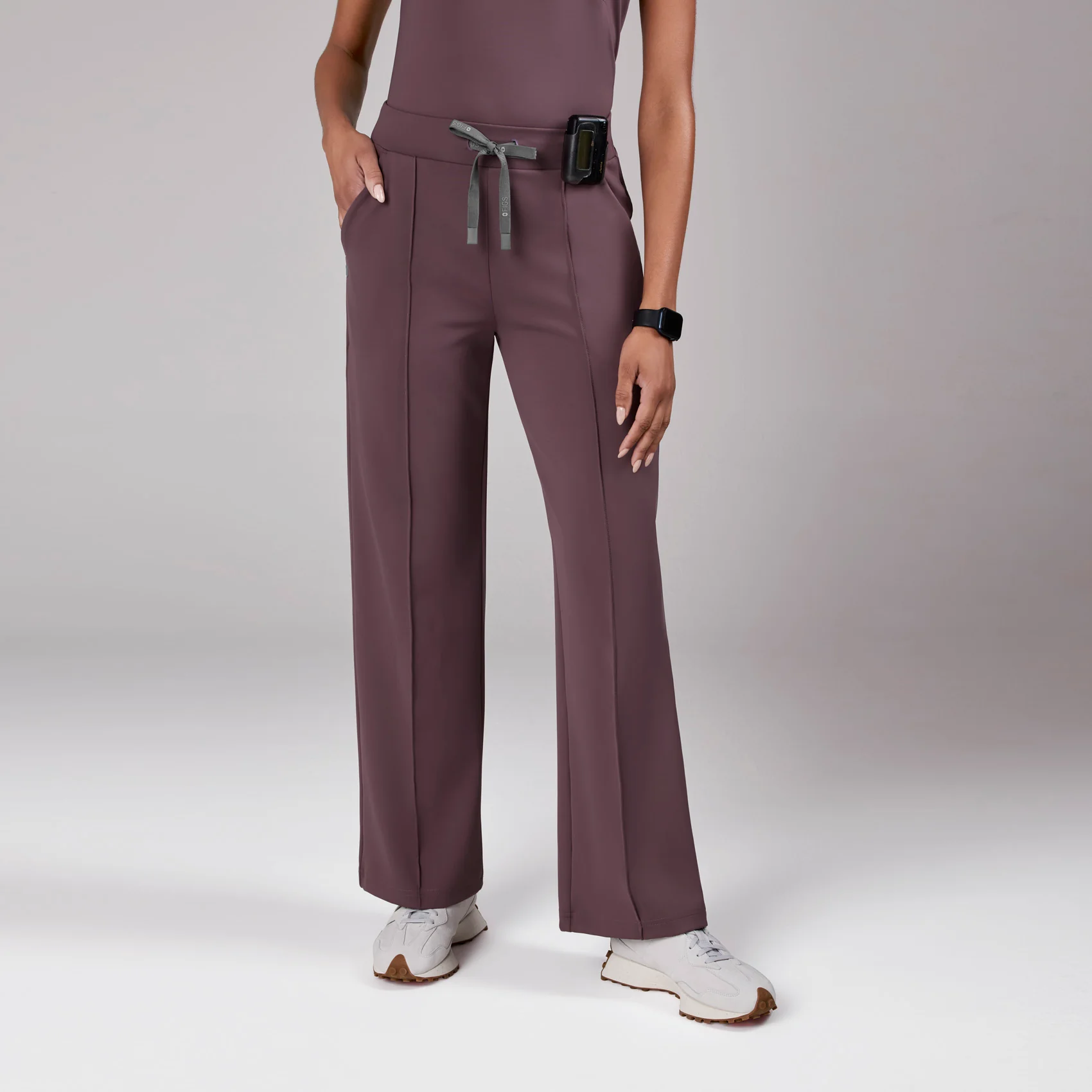 women's Plum High Waisted Piedra FORMx™ Straight Leg - Scrub Pant