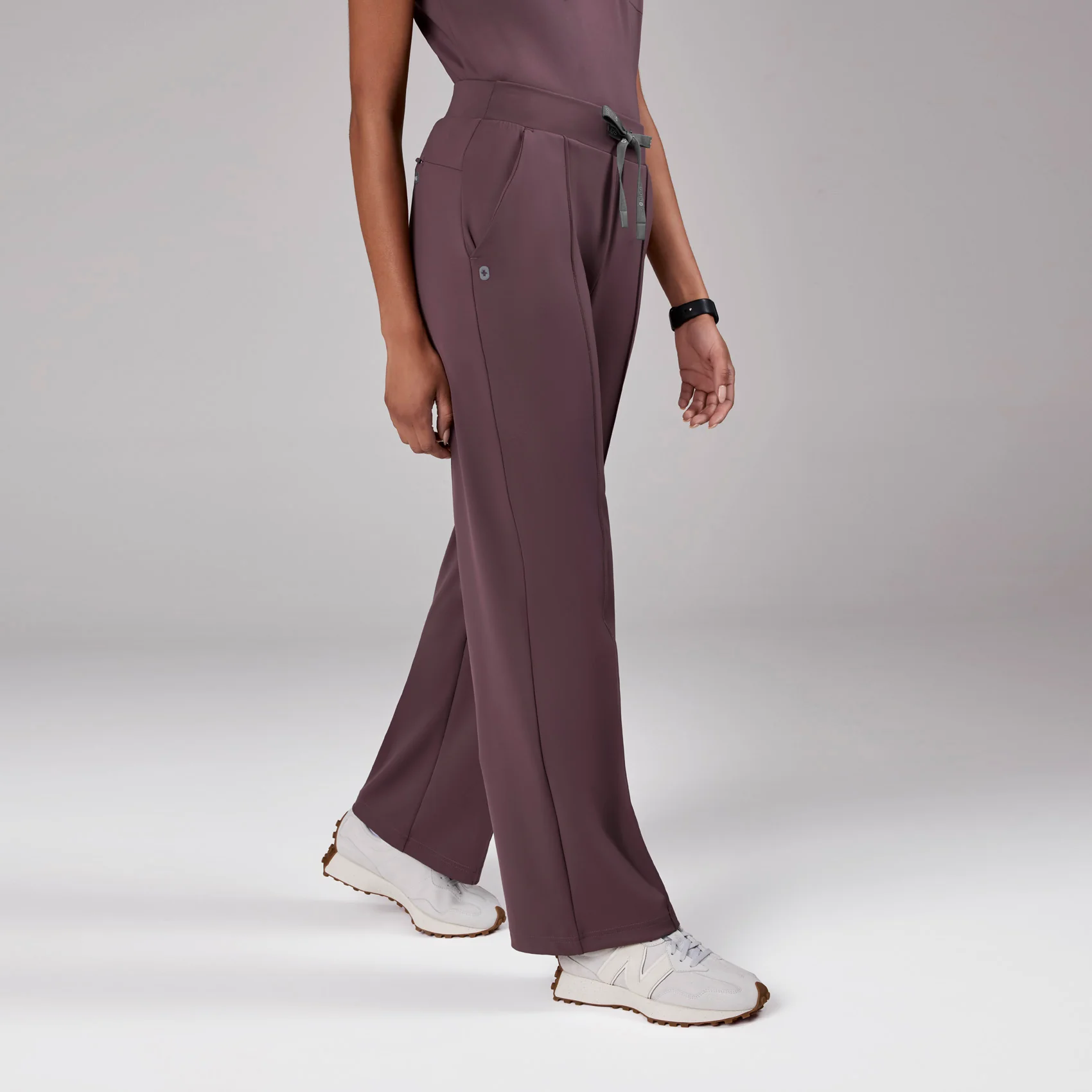 women's Plum High Waisted Piedra FORMx™ Straight Leg - Scrub Pant - Image 3