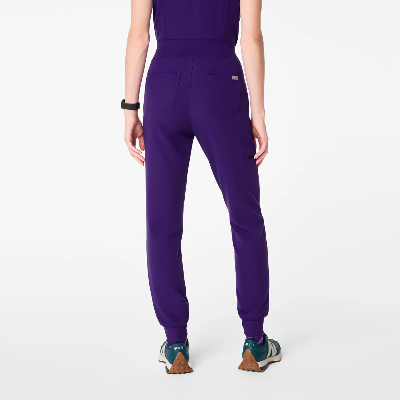 women's Purple Pulse High Waisted Zamora - Jogger Scrub Pant™ - Image 4