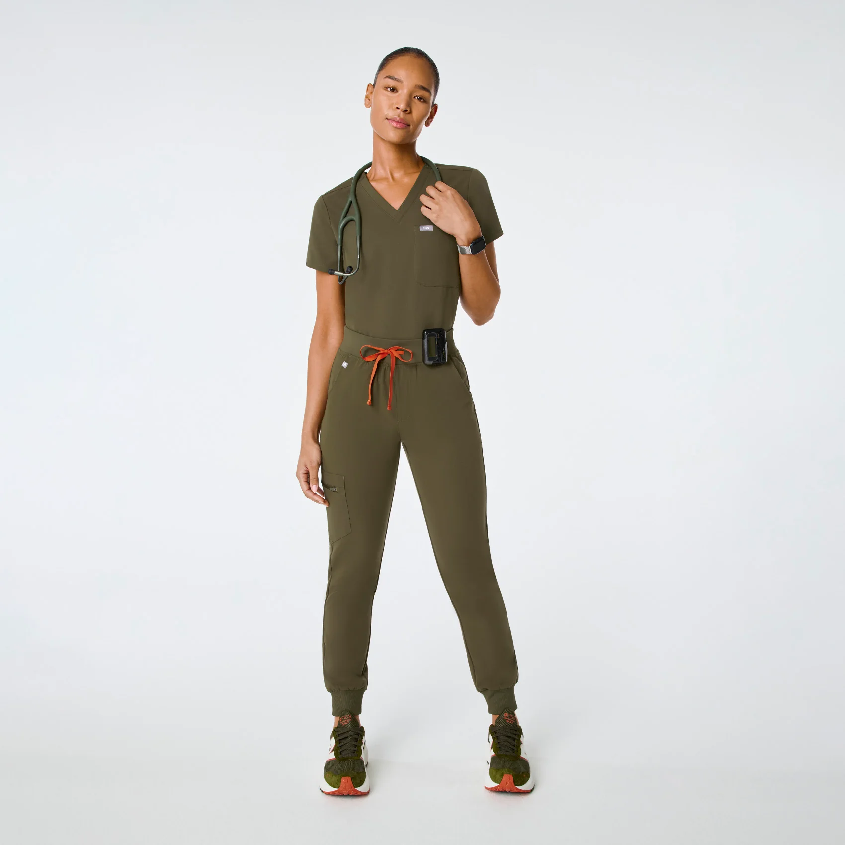 women's Spruce High Waisted Zamora - Jogger Scrub Pant™ - Image 2
