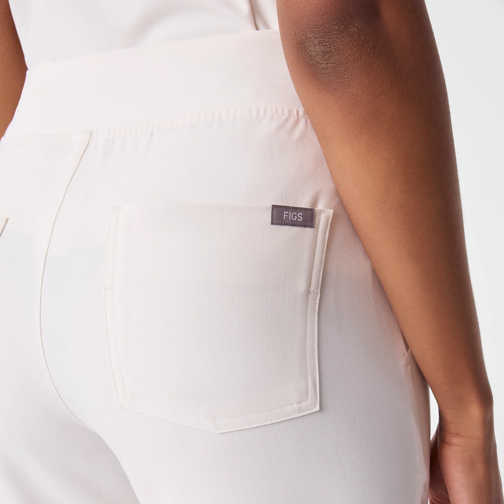 women's Off White High Waisted Zamora - Tall Jogger Scrub Pant™ - Image 5