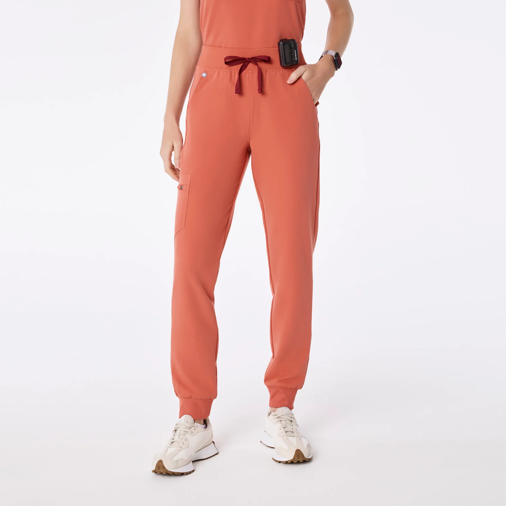 women's Spiced Cider High Waisted Zamora - Tall Jogger Scrub Pant™