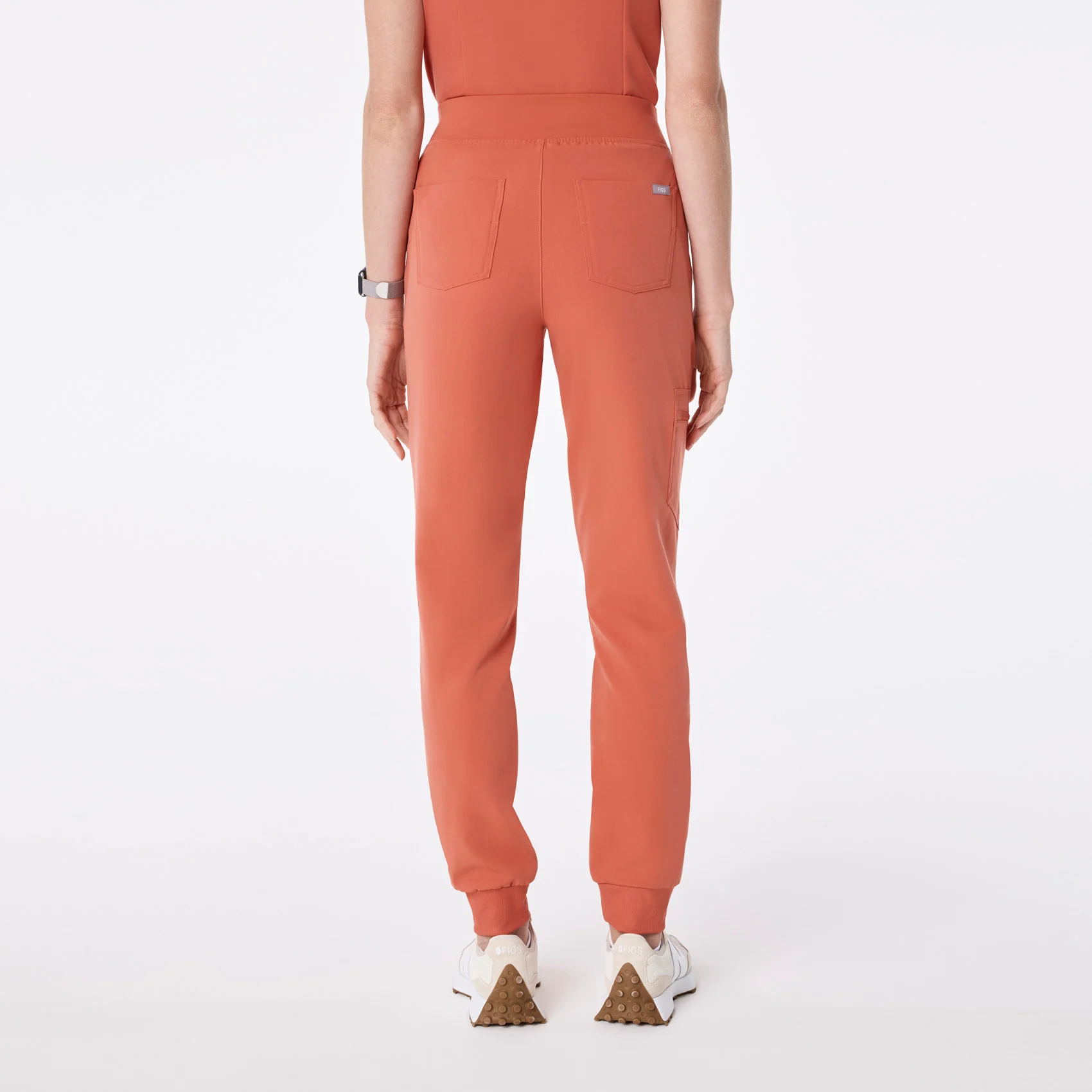 women's Spiced Cider High Waisted Zamora - Tall Jogger Scrub Pant™ - Image 4