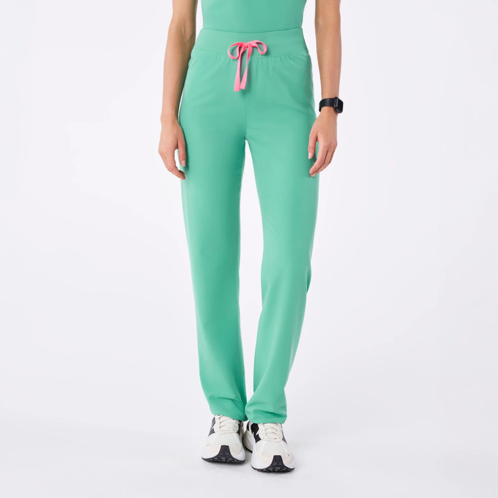 women's Surgical Green High Waisted Livingston - Basic Scrub Pant™