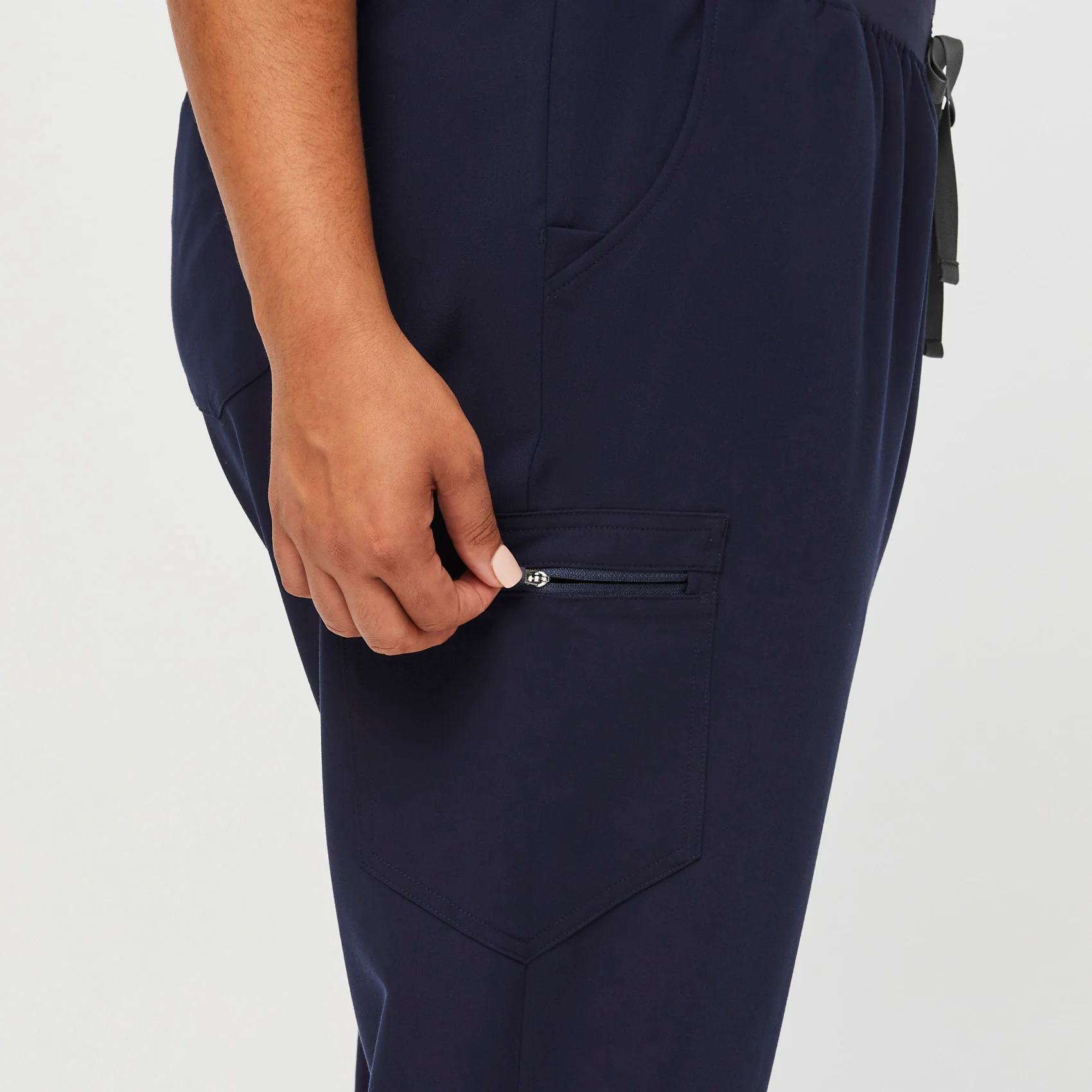 women's Navy High Waisted Zamora™ - Jogger Scrub Pants (3XL - 6XL) - Image 6