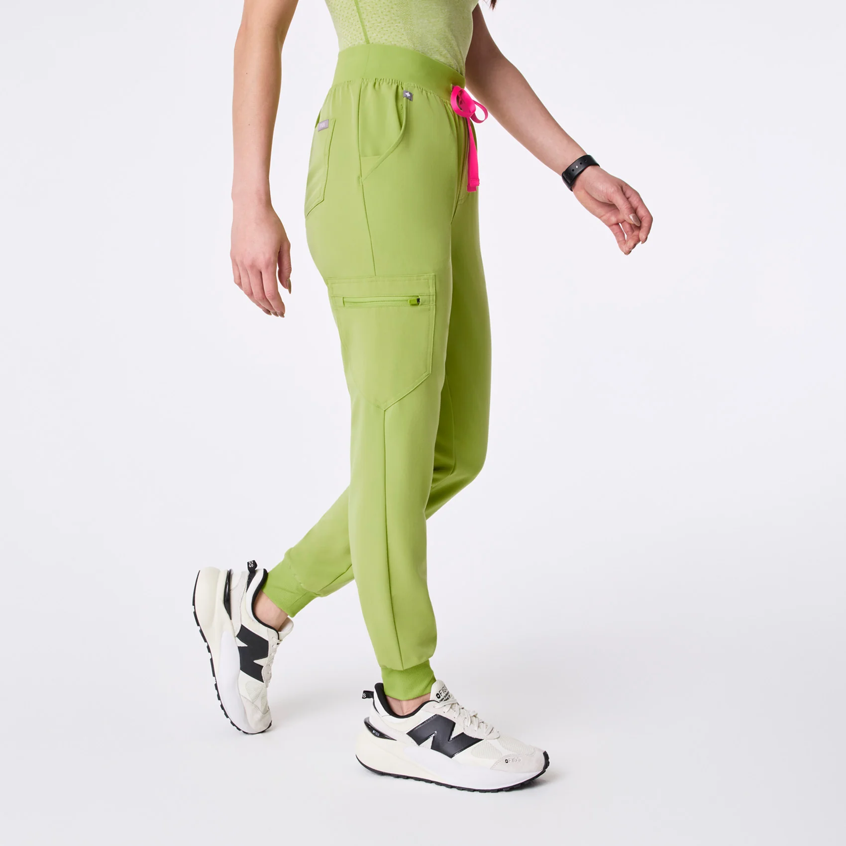 women's Matcha High Waisted Zamora - Petite Jogger Scrub Pant™ - Image 3