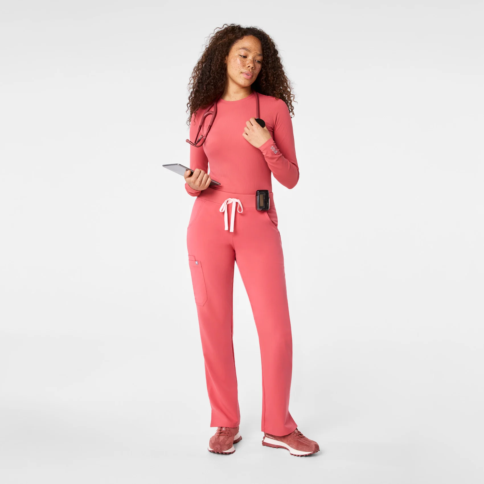 women's Pulmonary Pink Kade - Cargo Scrub Pant™ - Image 2