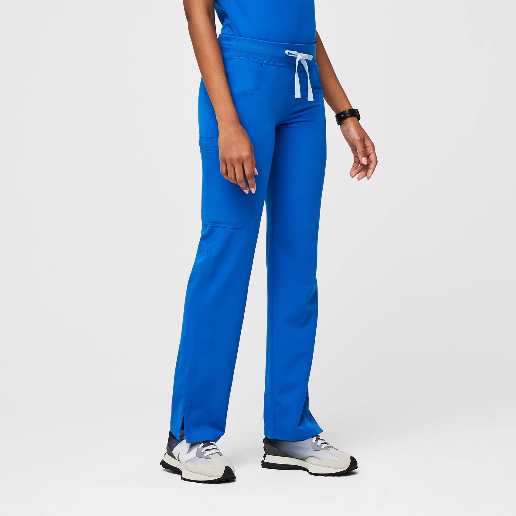 Women's Royal Blue Kade™ - Petite Cargo Scrub Pants - Image 6