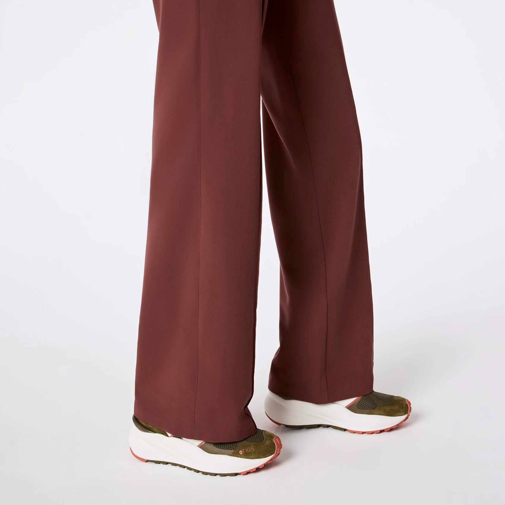 women's Walnut Layton Crewneck Wide Leg - ScrubJumpsuit™ - Image 8