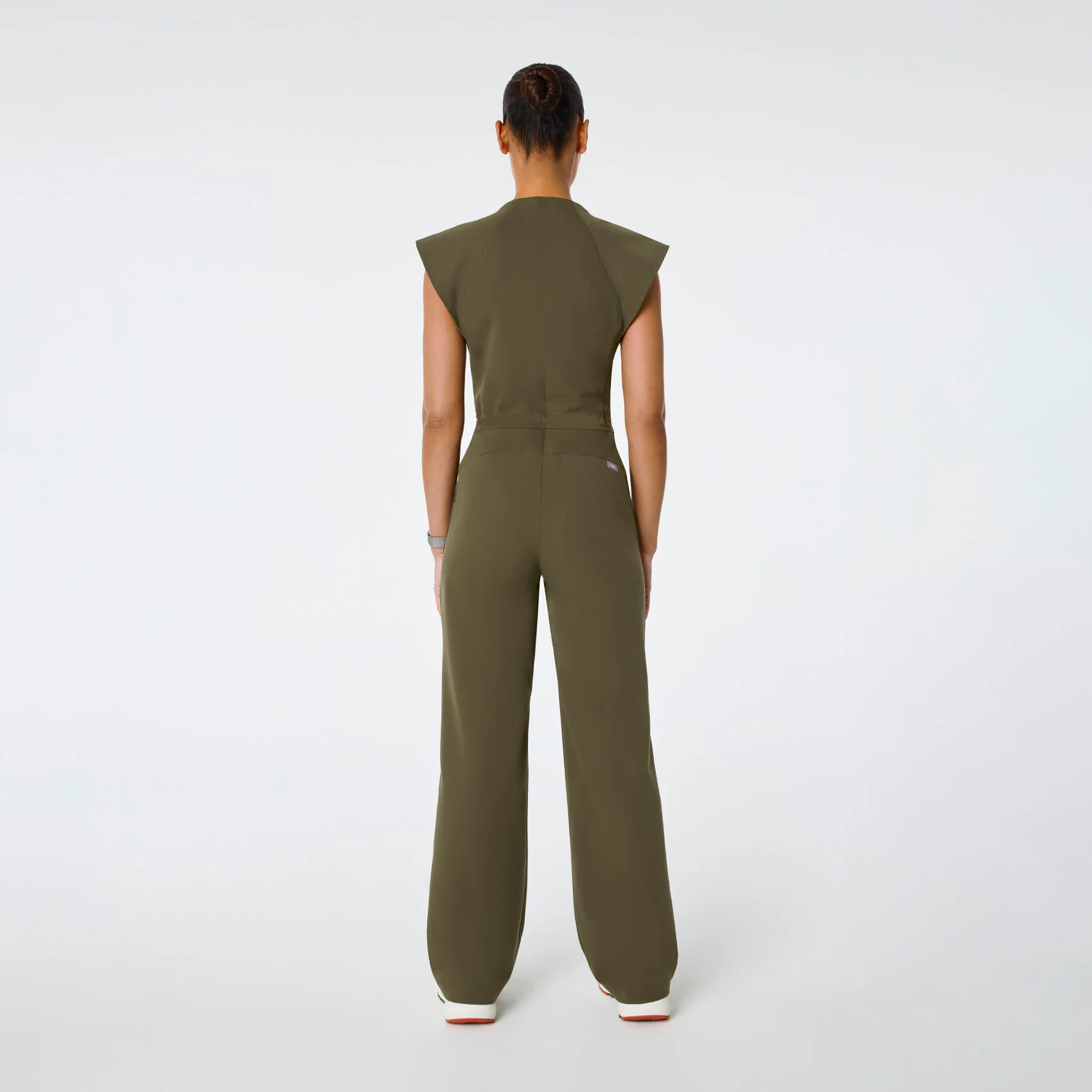 women's Spruce Layton Crewneck Wide Leg - Tall ScrubJumpsuit™ - Image 2
