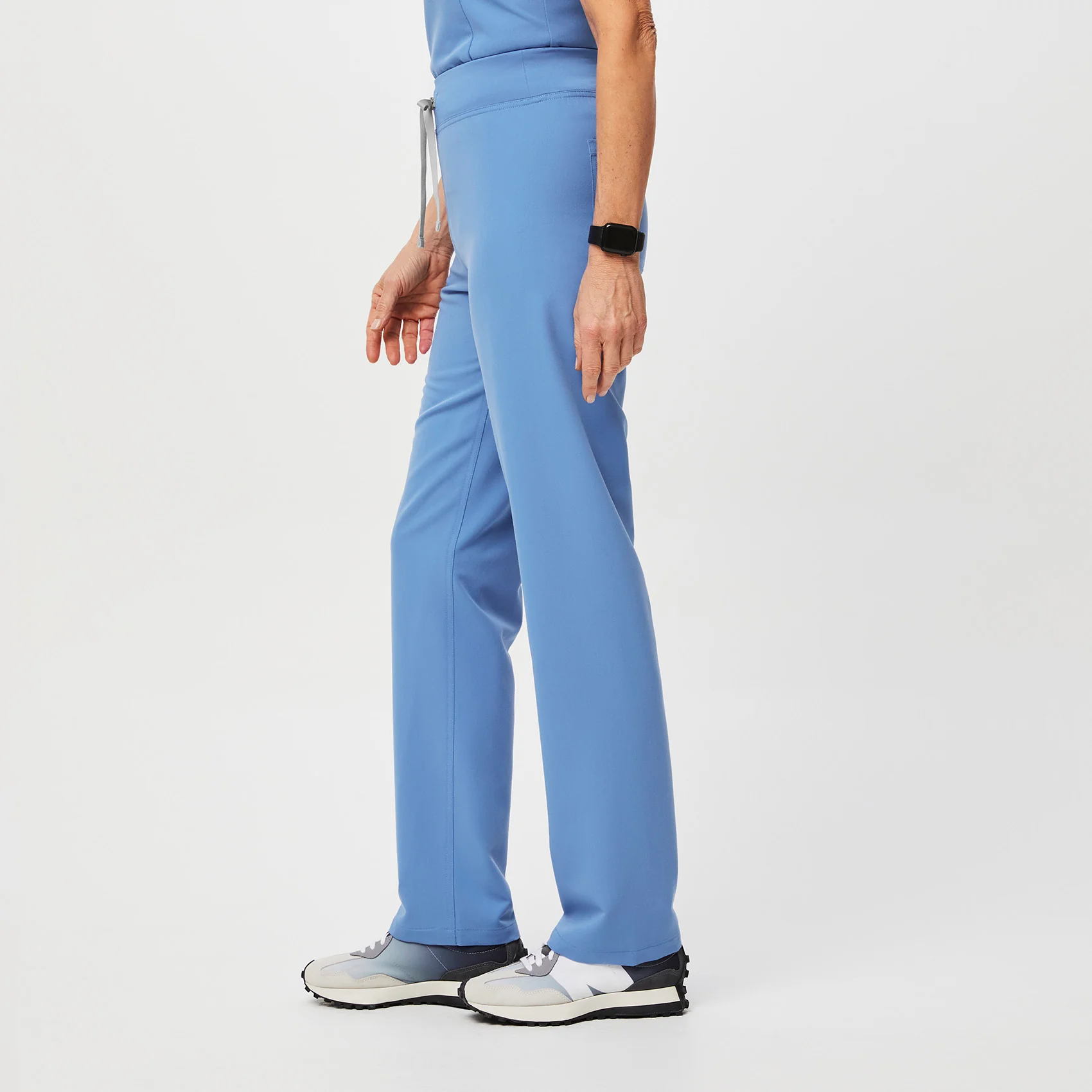 women's Ceil Blue Livingston™ High Waisted - Petite Basic Scrub Pants - Image 3