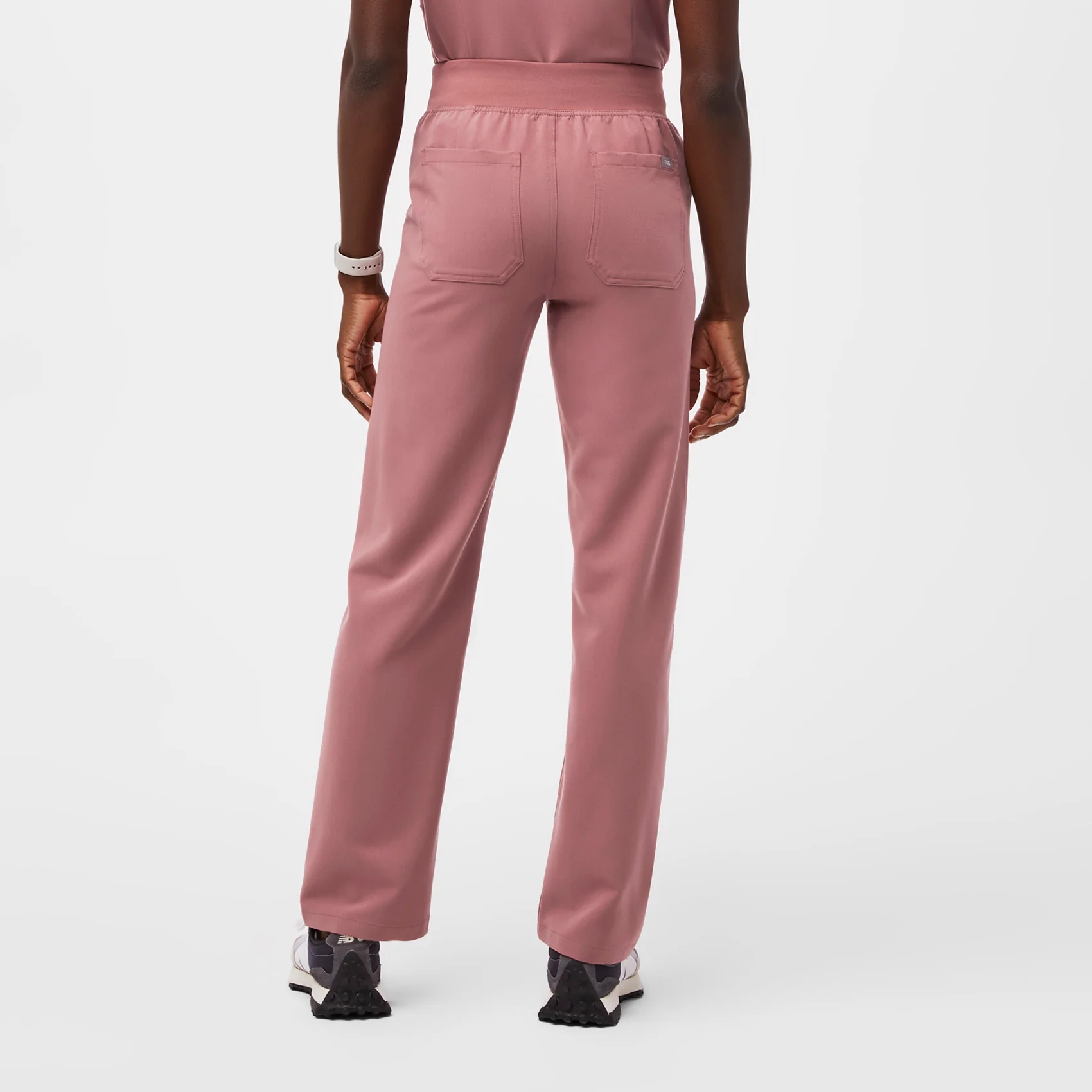 women's Mauve Livingston™ High Waisted - Petite Basic Scrub Pants - Image 4