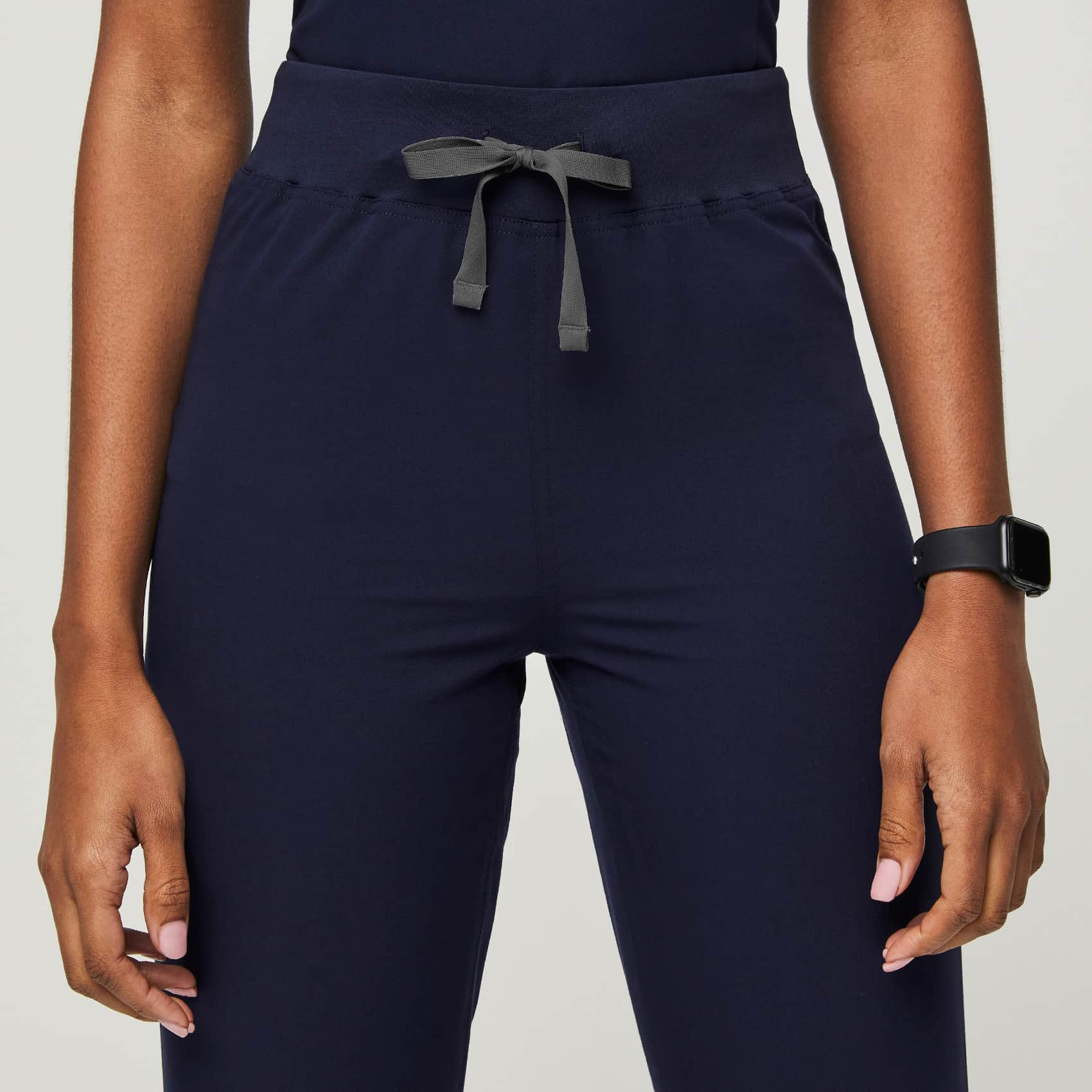 women's Navy Livingston™ High Waisted - Petite Basic Scrub Pants - Image 6