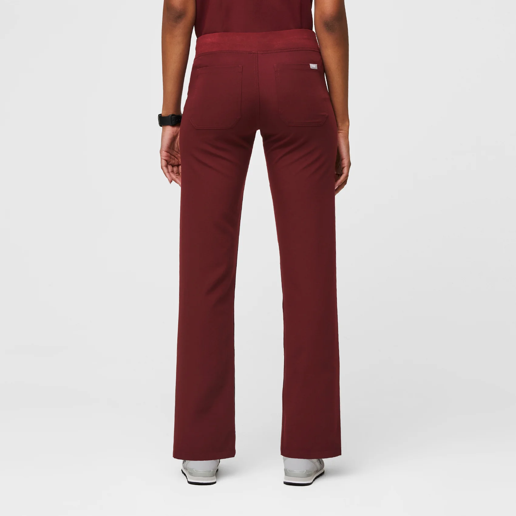 Women's Burgundy Livingston™ - Petite Basic Scrub Pants - Image 8