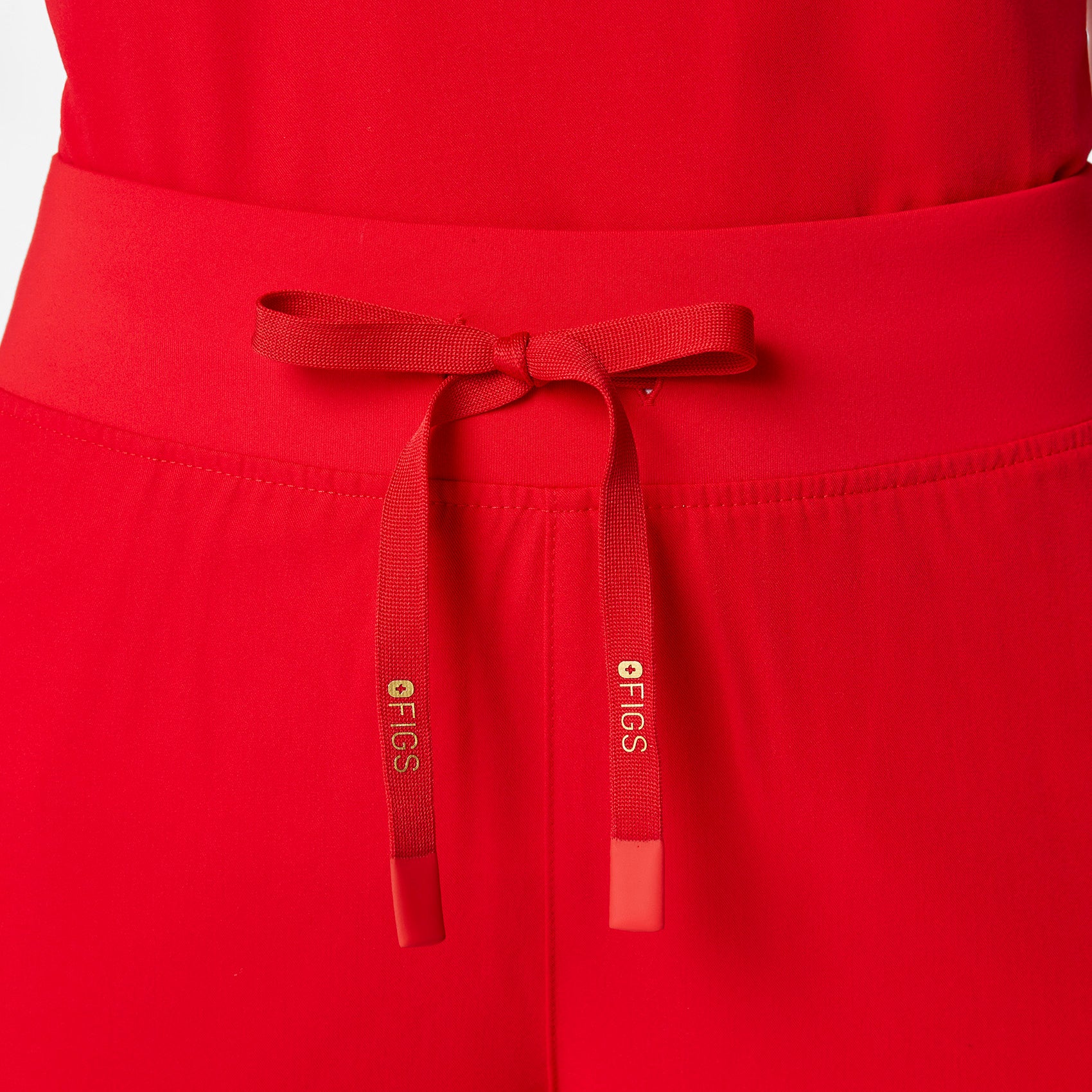 women's Lunar New Year Pop Red High Waisted Livingston - Basic Scrub Pant™ - Image 5
