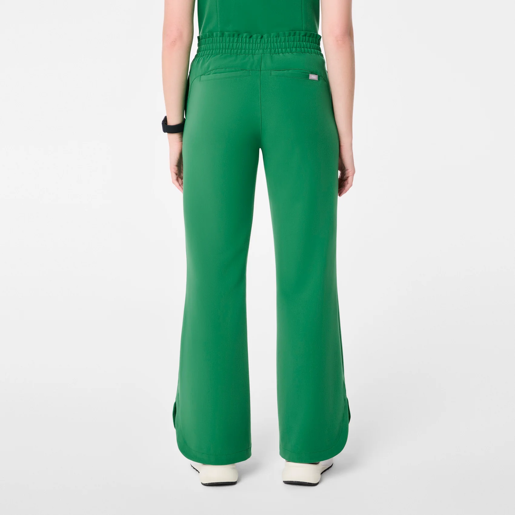 women's Indocyanine Green Marseille Wide Leg - Tall Scrub Pant - Image 4
