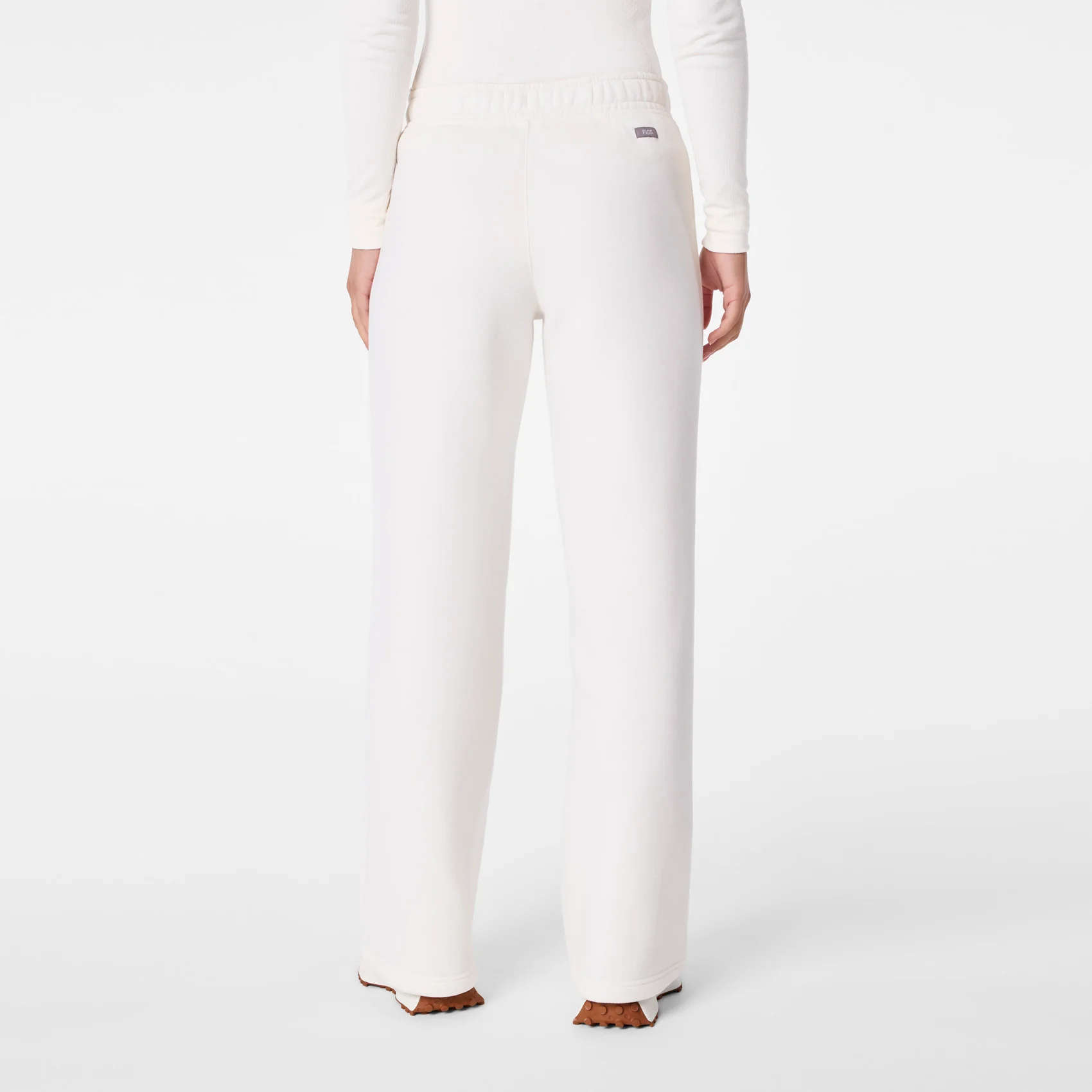 women's Off White Off-Shift Wide Leg - Sweatpant™ - Image 4