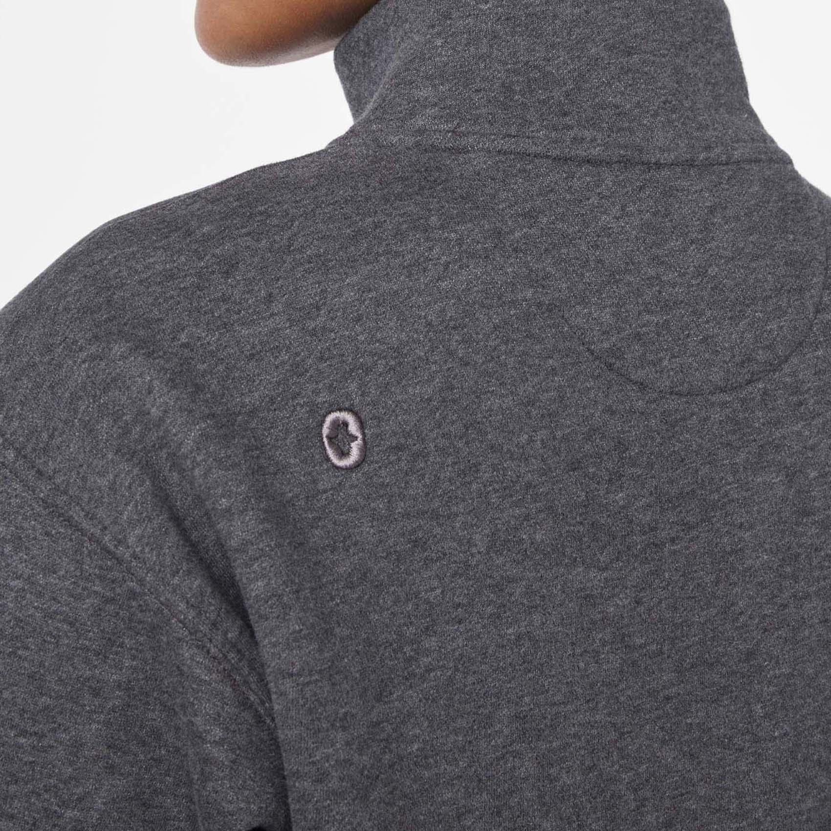 women's Charcoal Heather Grey Off-Shift ¼ Zip - Sweatshirt™ - Image 5