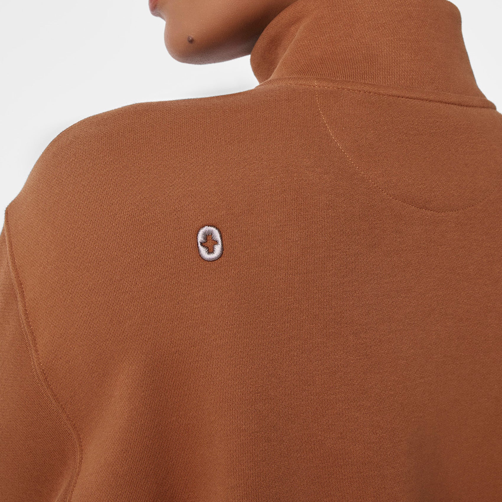 women's Mocha Off-Shift ¼ Zip - Sweatshirt™ - Image 5