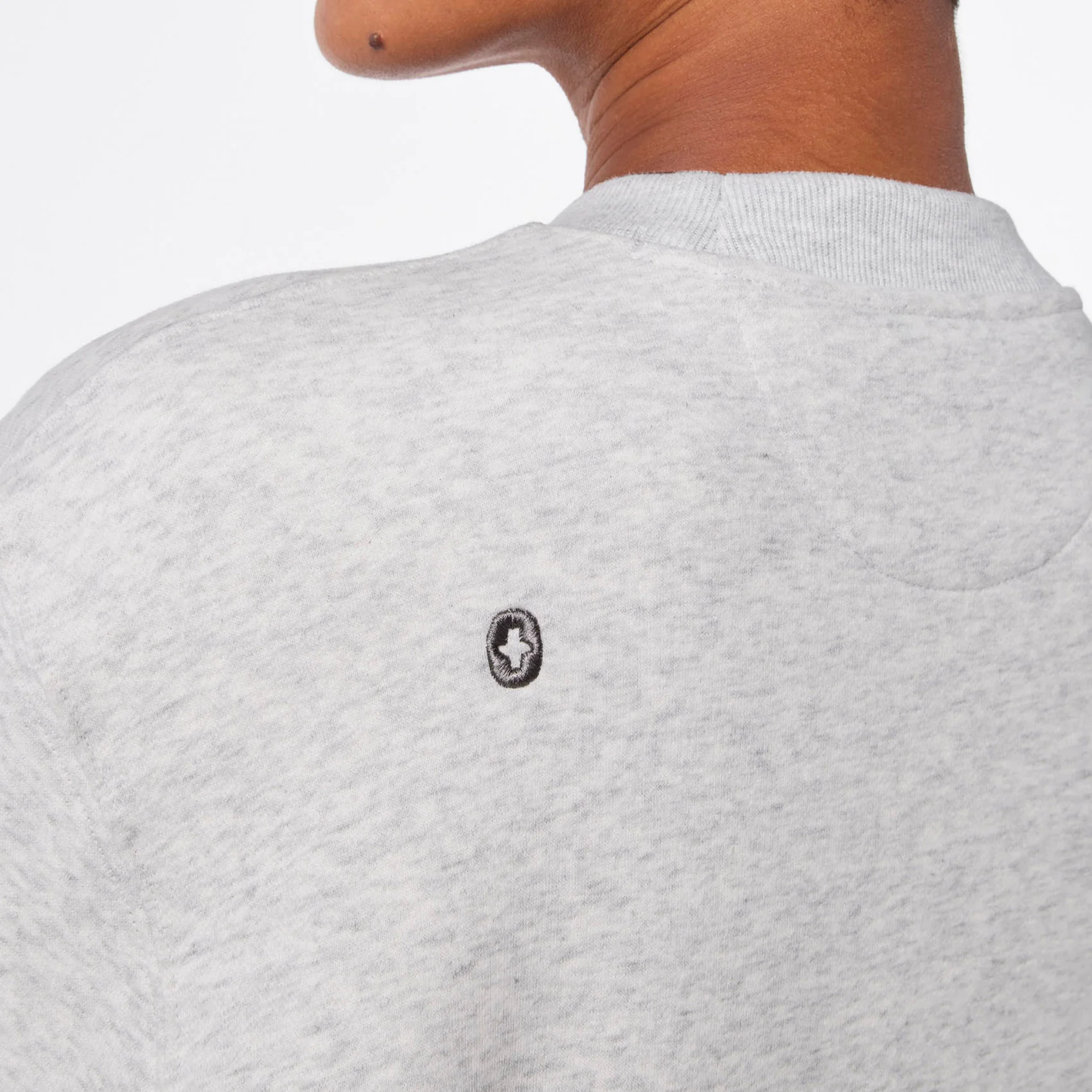 women's Heather Grey Off-Shift Relaxed - Crewneck Sweatshirt™ - Image 5
