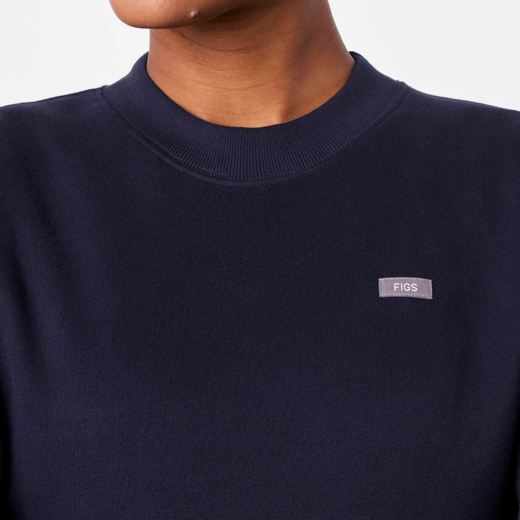 women's Navy Off-Shift Relaxed - Crewneck Sweatshirt™ - Image 6