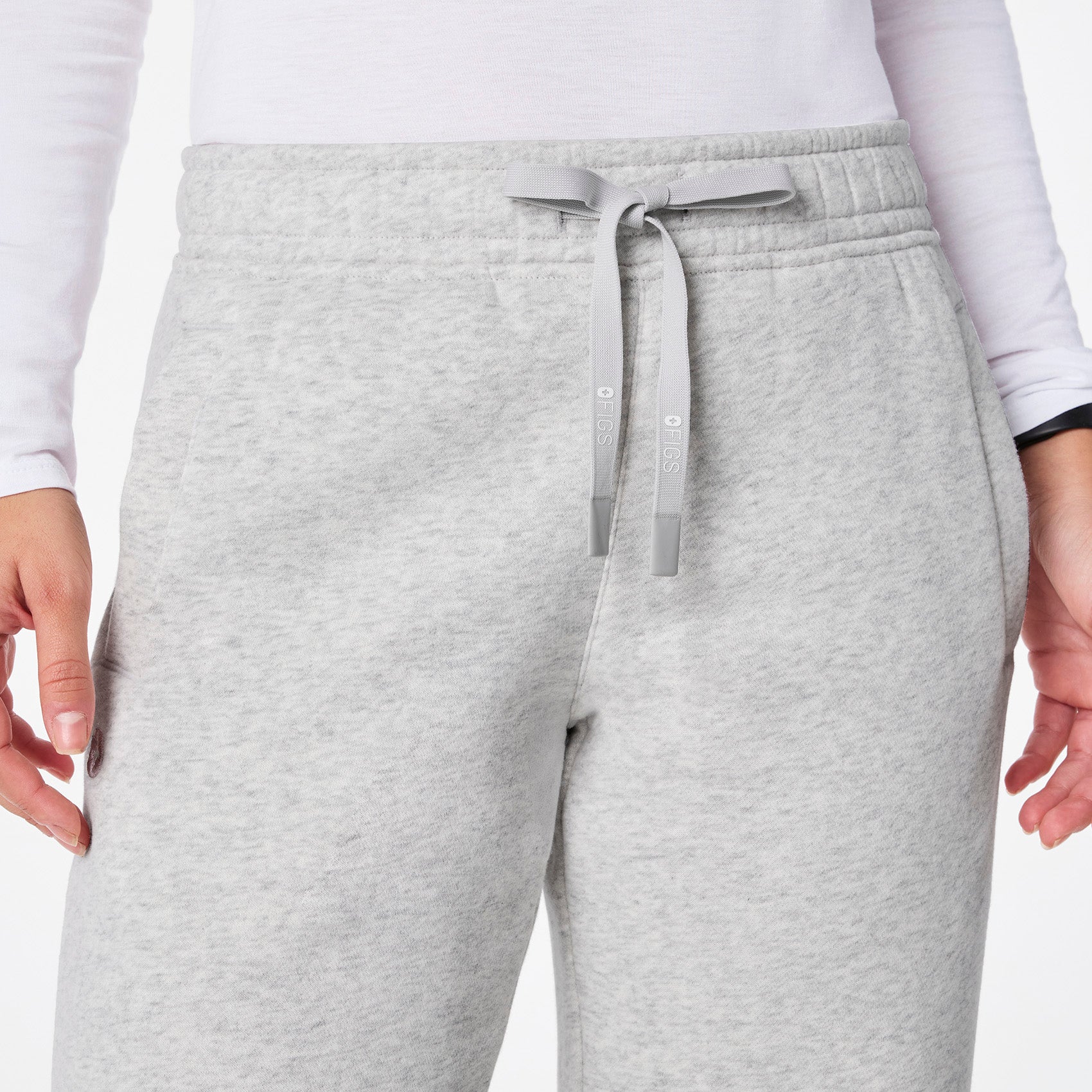 women's Heather Grey Off-Shift Straight Leg - Sweatpant™ - Image 5
