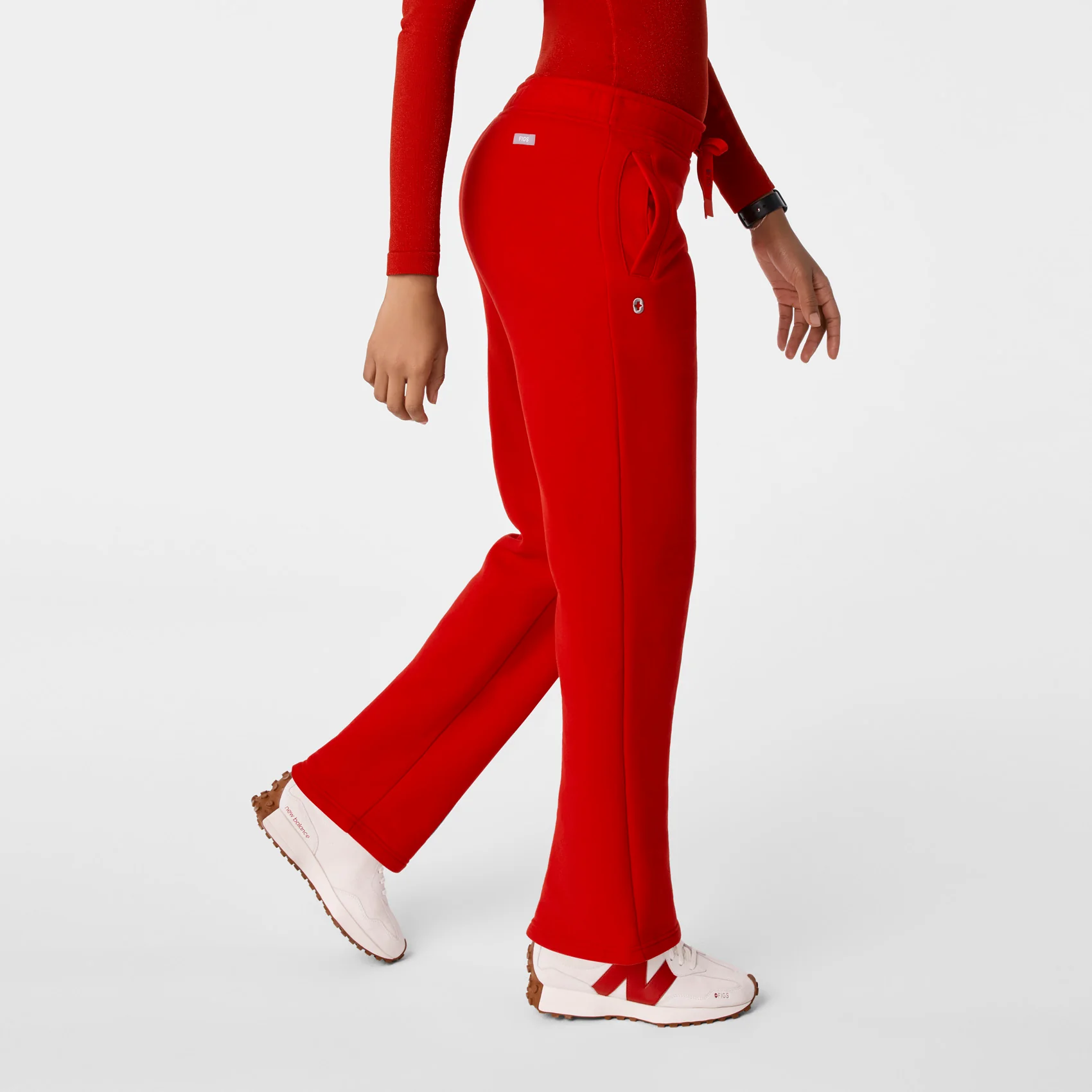 women's Winning Red Off-Shift Straight Leg - Sweatpant™ - Image 3