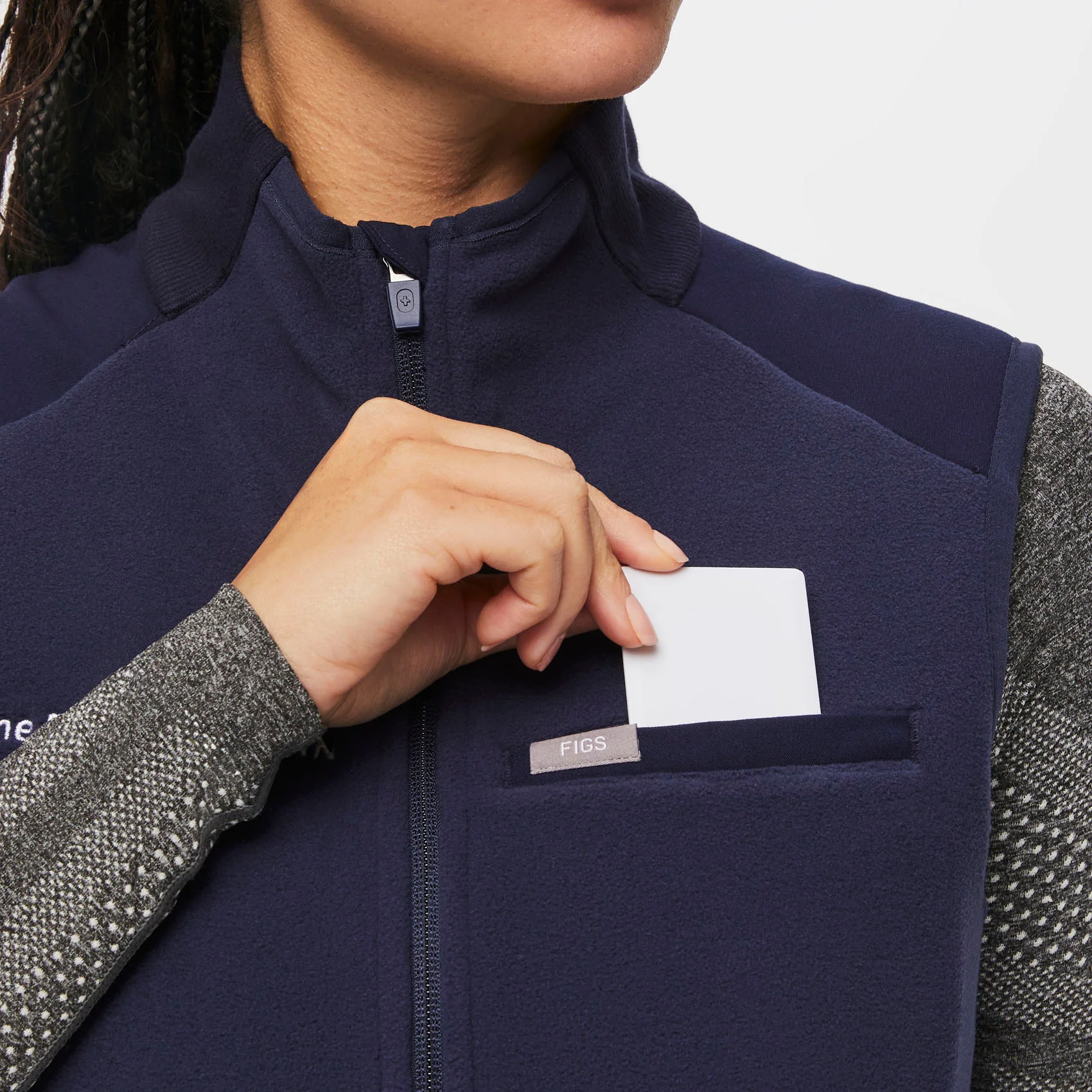 Women's Navy On-Shift™ - Fleece Vest - Image 5