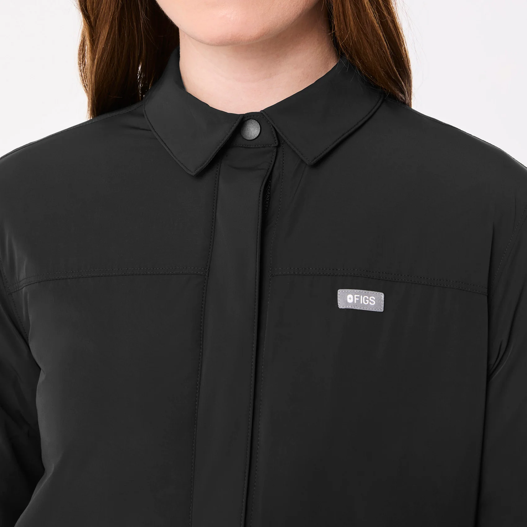 women's Black On-Shift Float - Shacket™ - Image 3