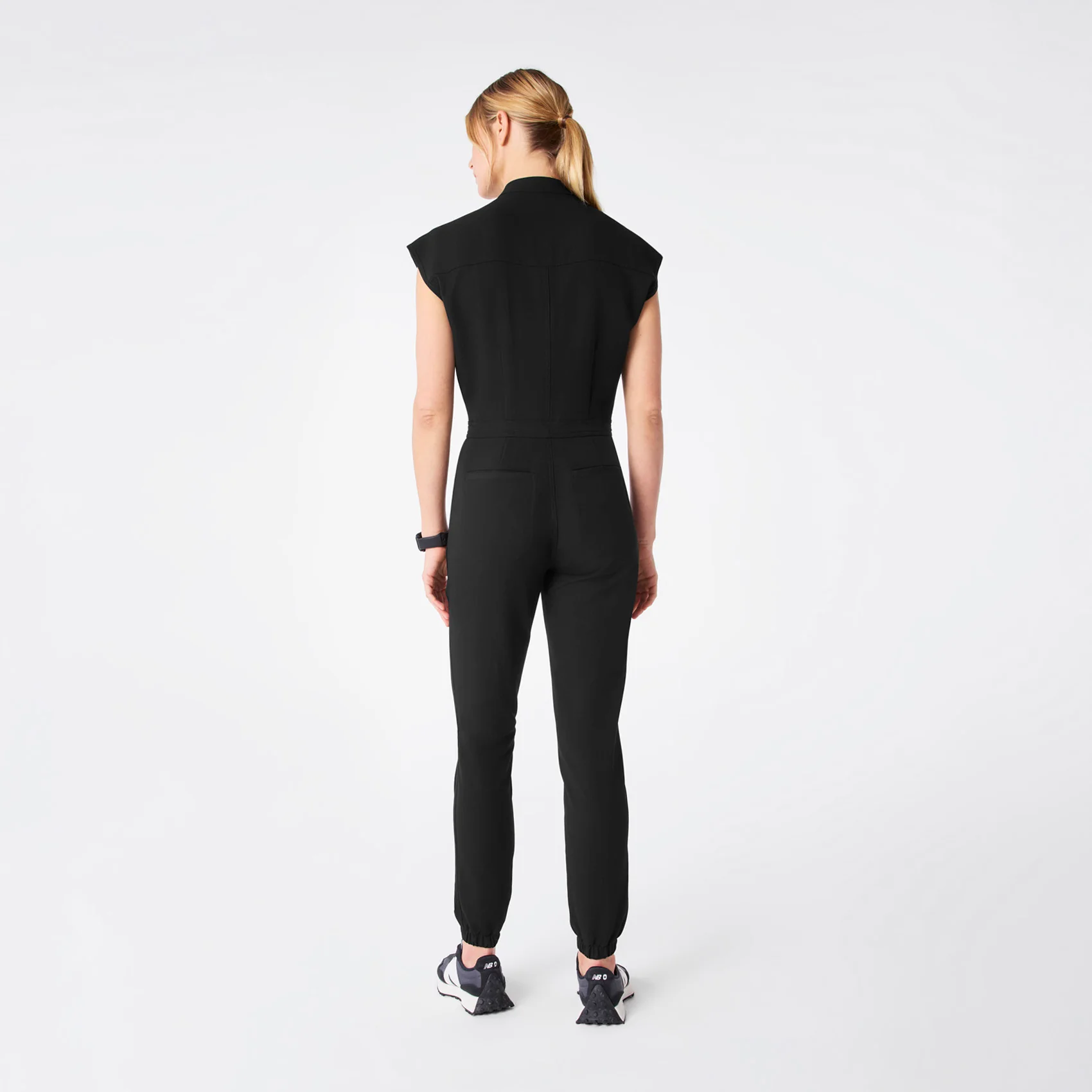 women's Black Rafaela Cargo Jogger - ScrubJumpsuit™ - Image 2