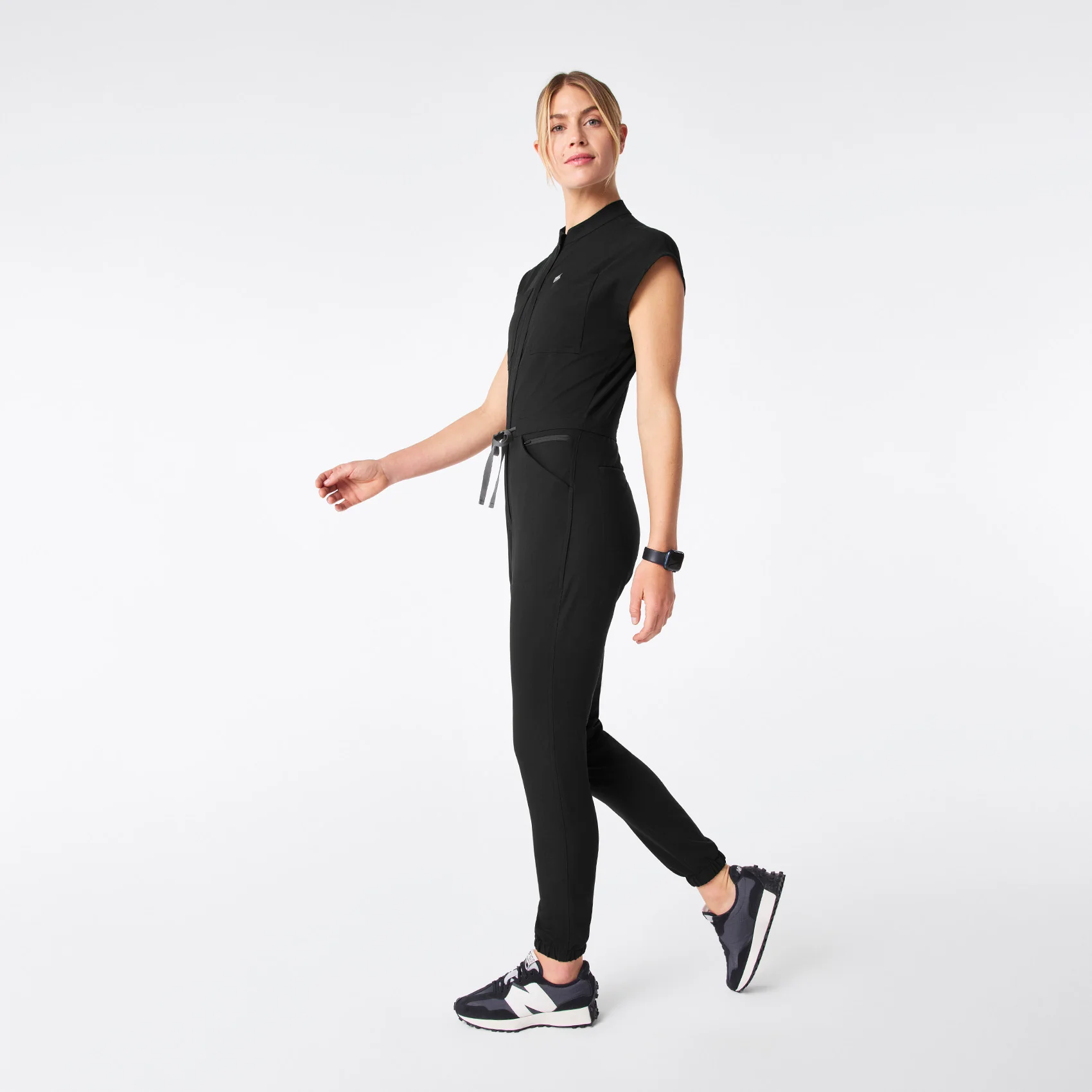 women's Black Rafaela Cargo Jogger - ScrubJumpsuit™ - Image 3