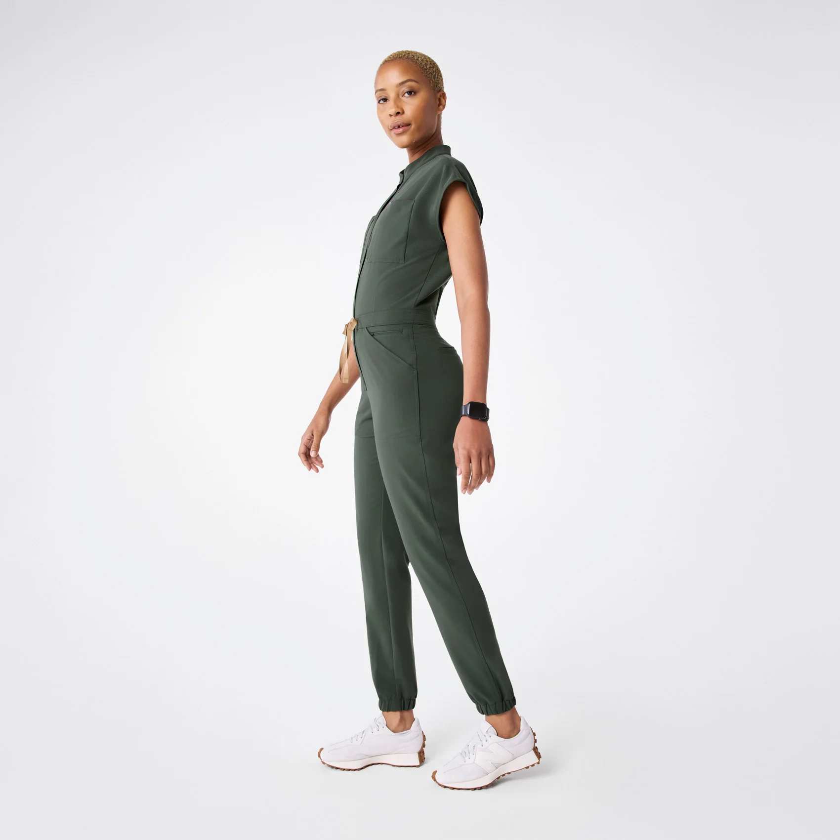 women's Moss Rafaela Cargo Jogger - Petite ScrubJumpsuit™ - Image 3