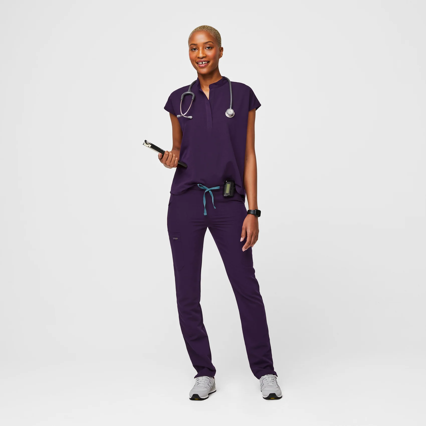women's Purple Jam Rafaela™ - Oversized Scrub Top - Image 2