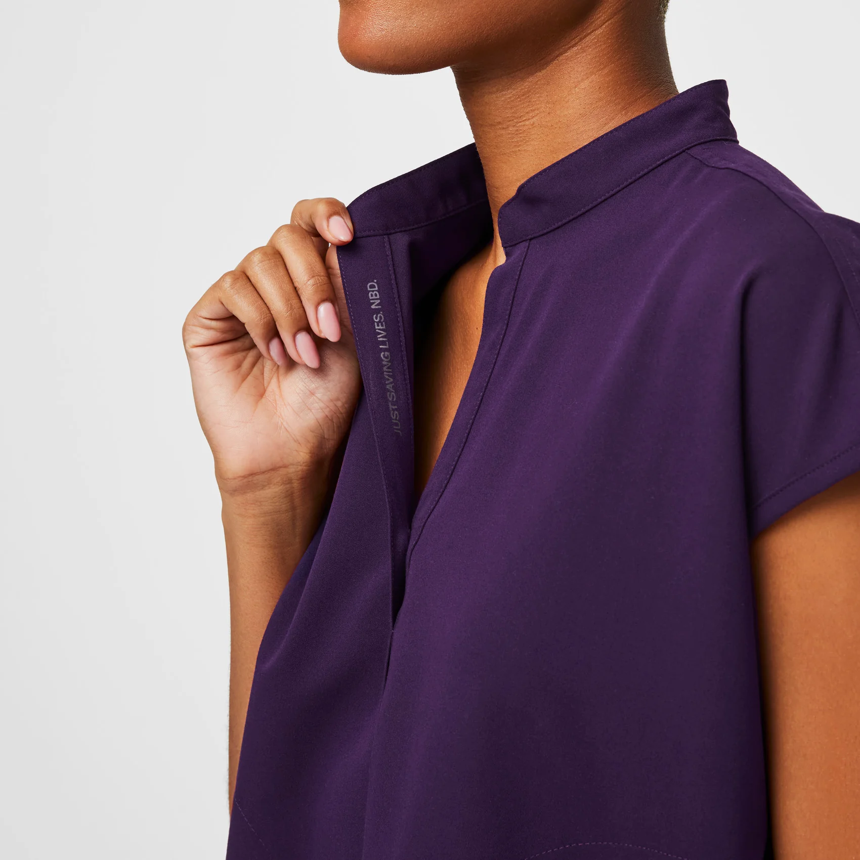 women's Purple Jam Rafaela™ - Oversized Scrub Top - Image 5