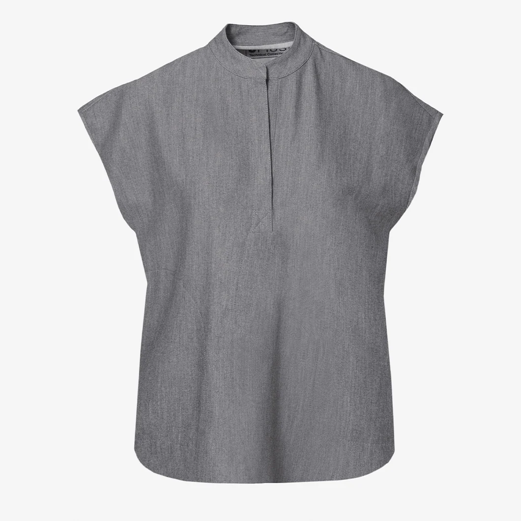 women's Dusty Blue Rafaela - Oversized Scrub Top™ - Image 7
