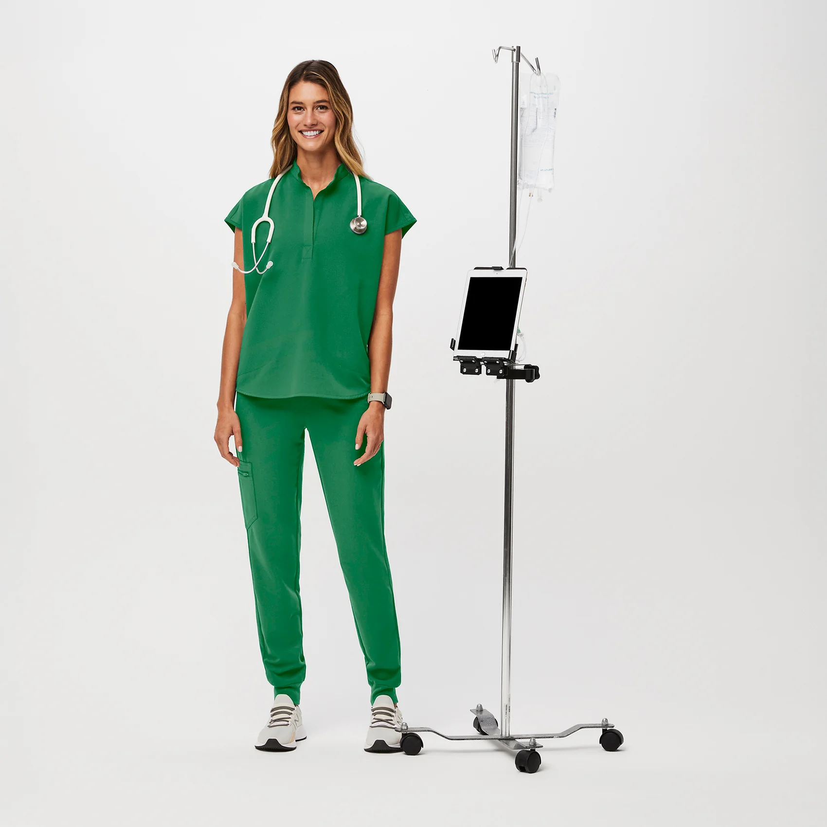 women's Indocyanine Green Rafaela - Oversized Scrub Top™ - Image 2